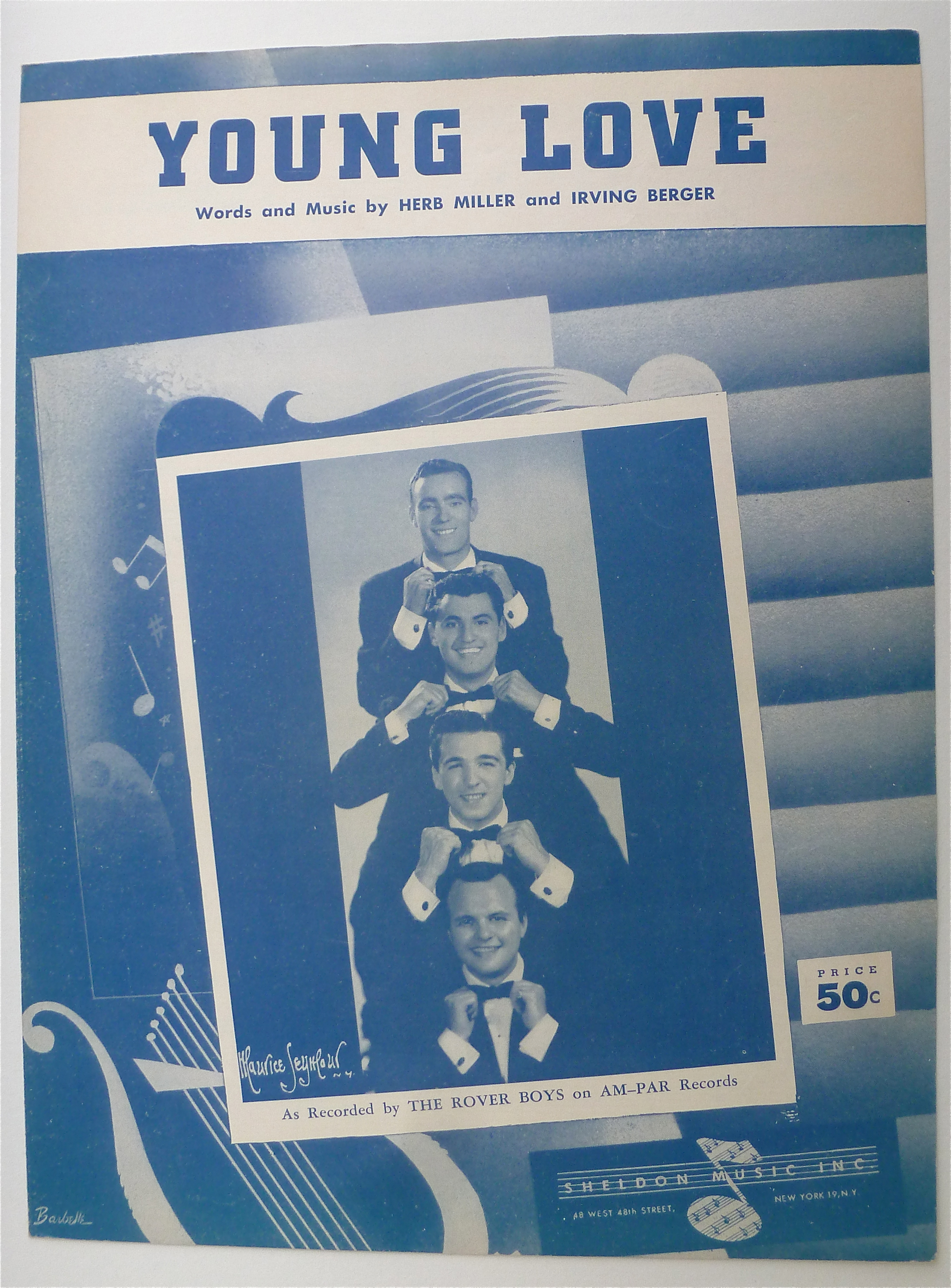 Sheet Music For 1956 Young Love