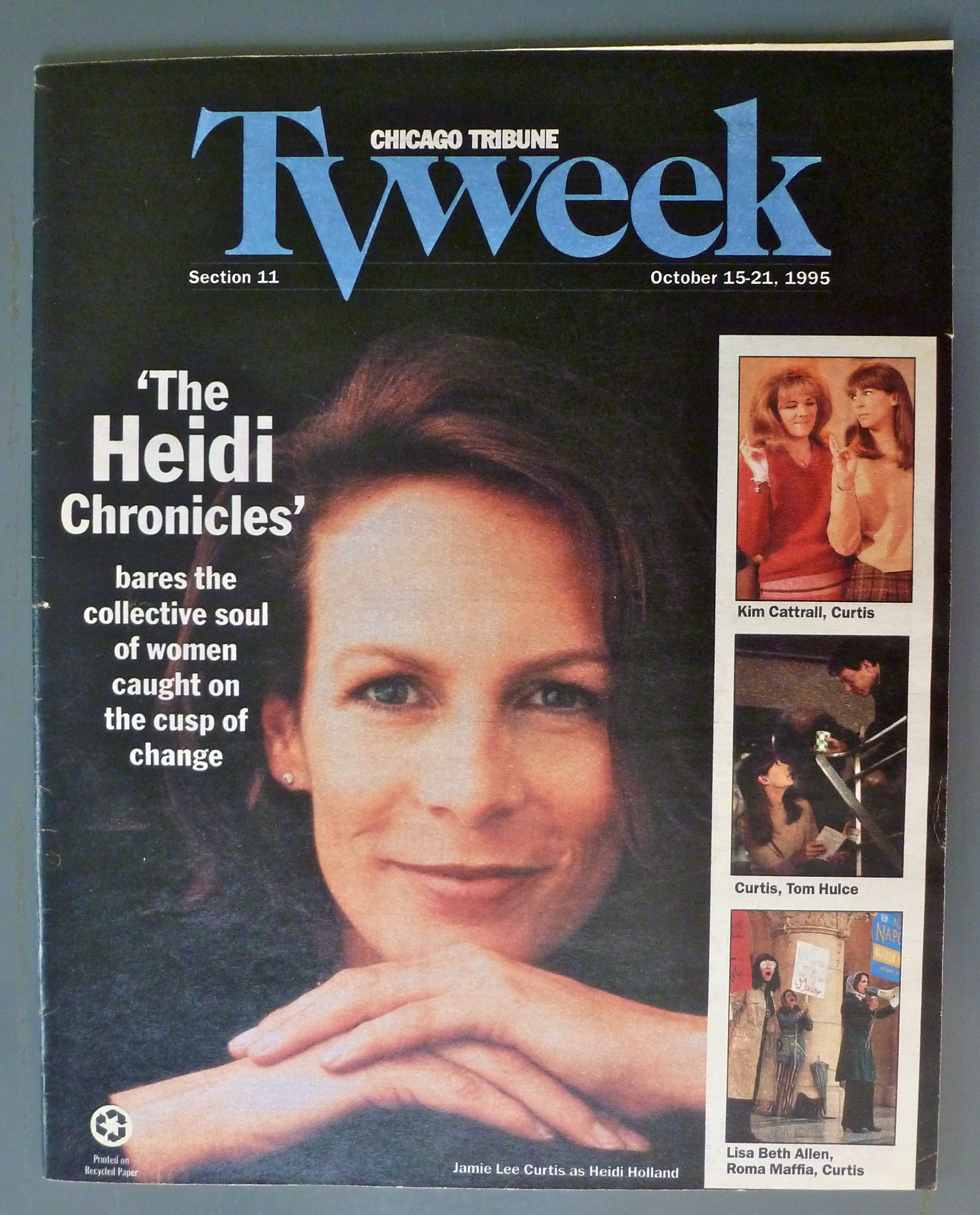TV Week October 15-21, 1995 Jamie Lee Curtis