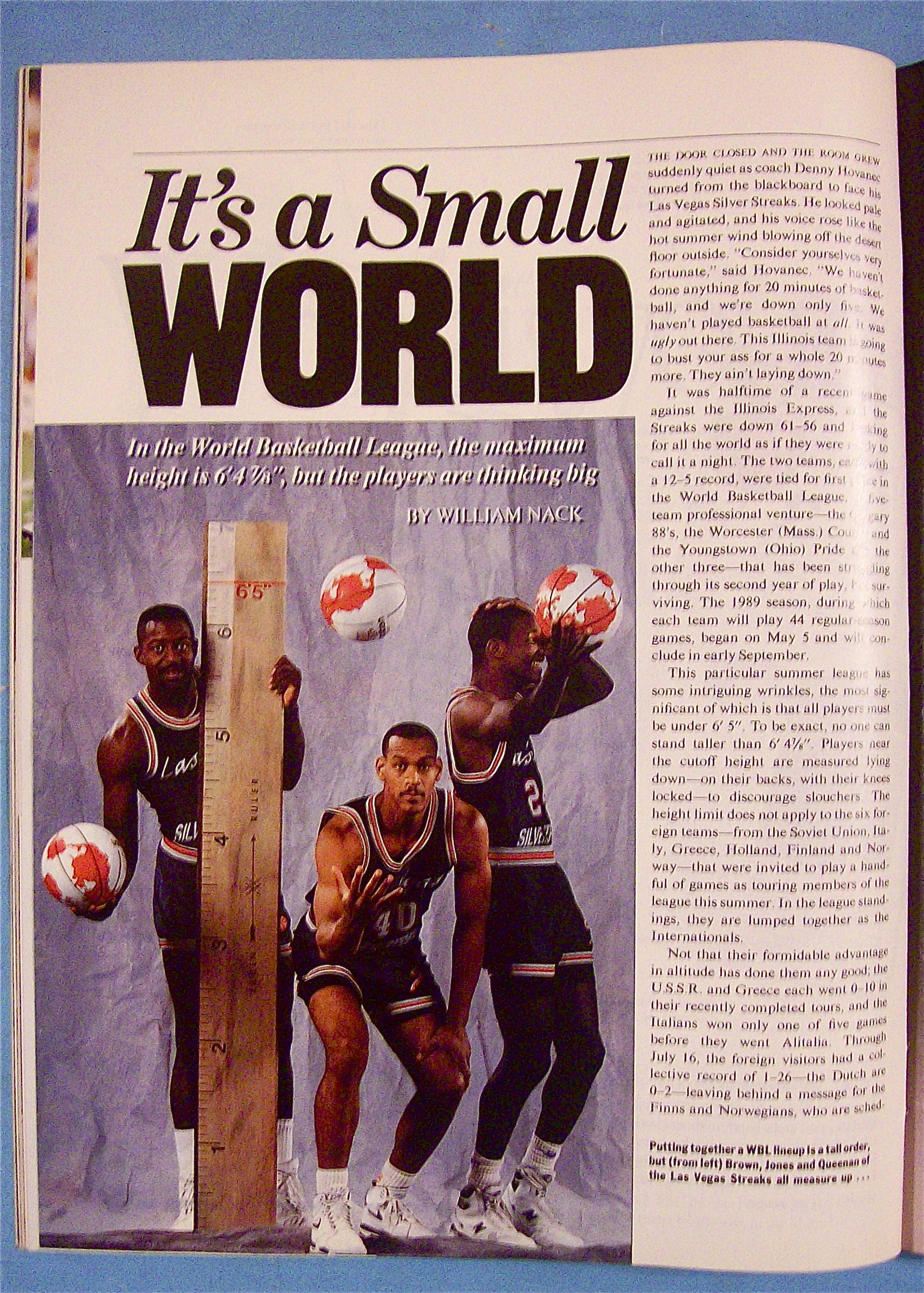 Sports Illustrated Magazine July 24, 1989 Wood Bats