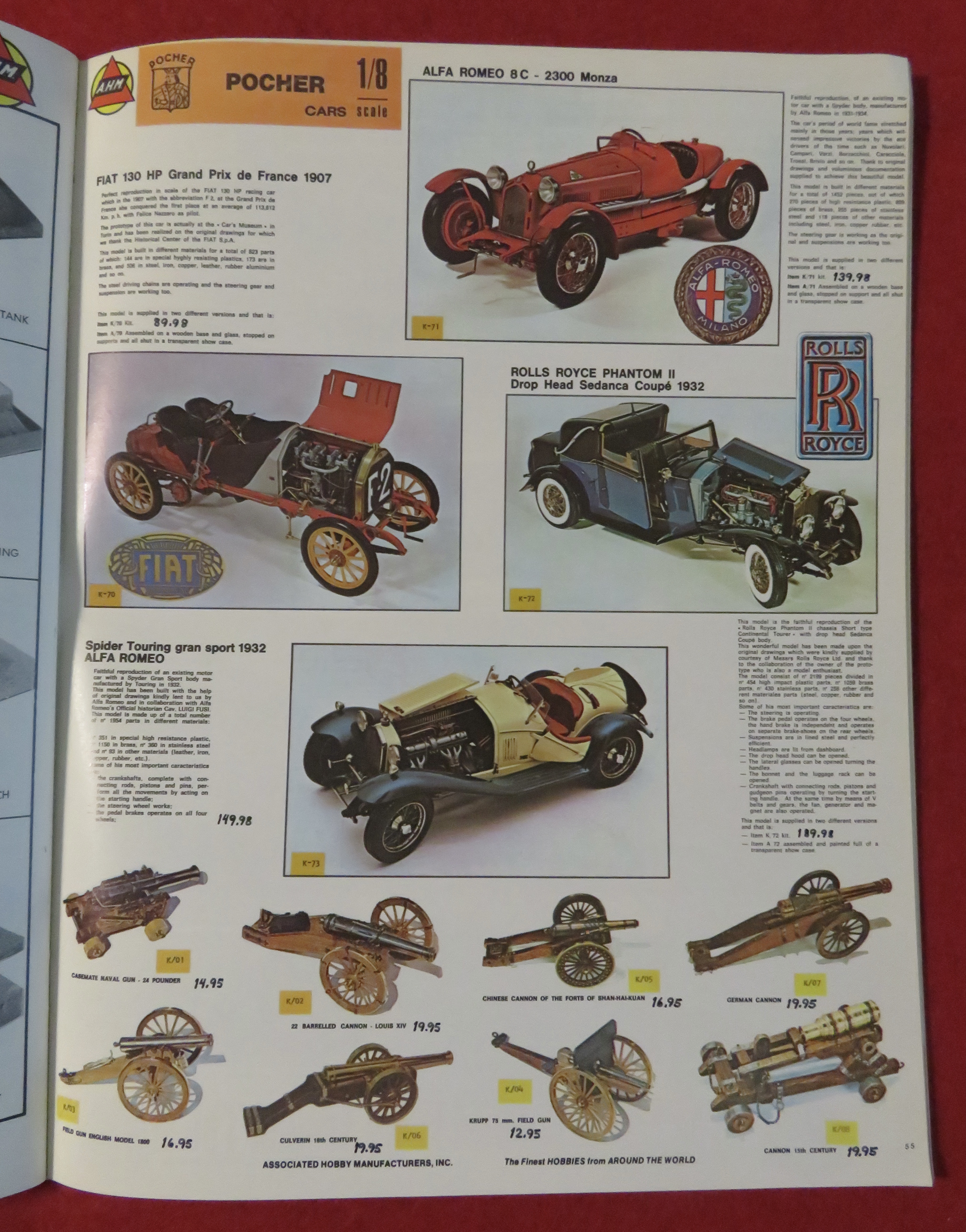 AHM Model Railroad Catalog Supplement 1970's