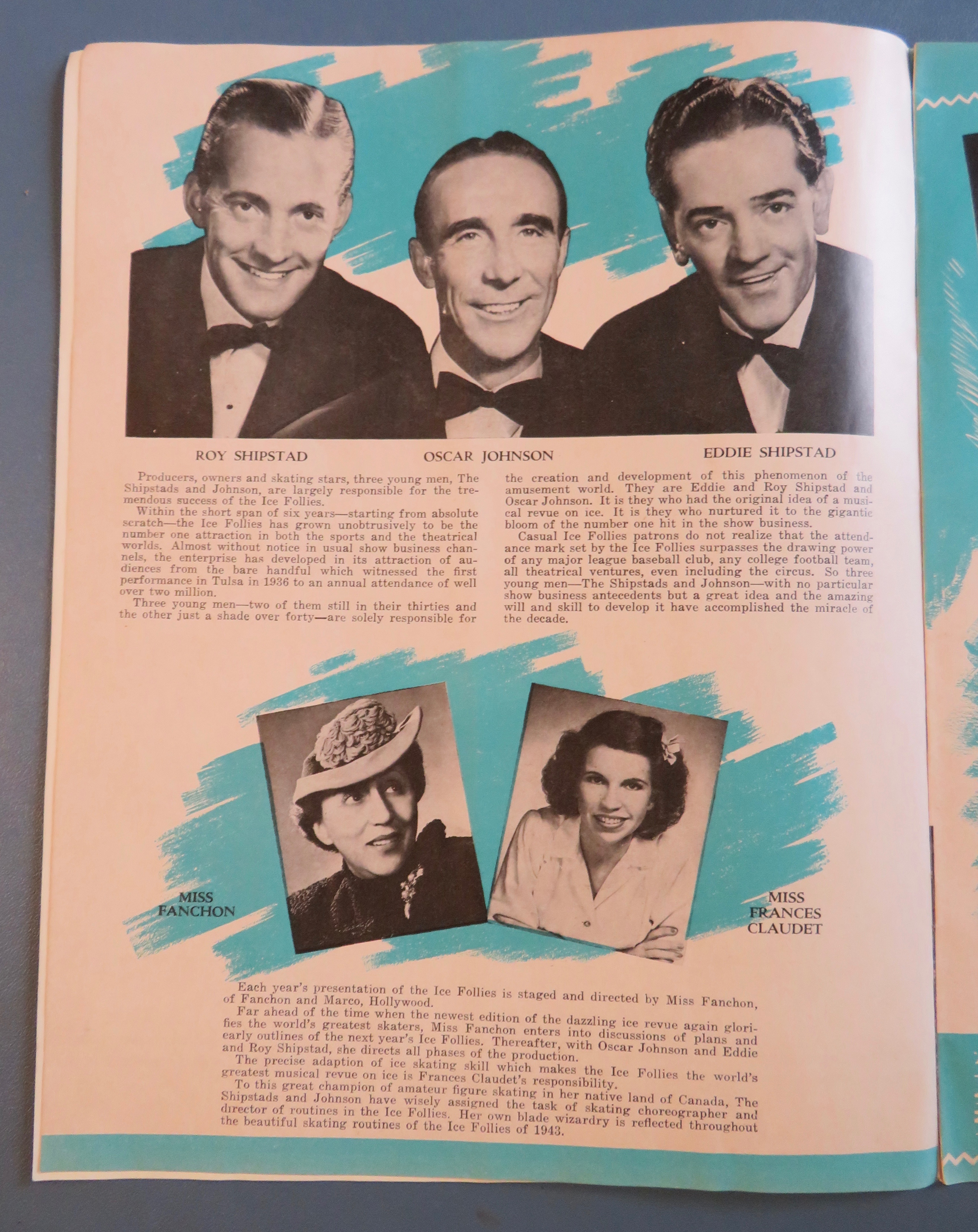 Shipstads & Johnson Ice Follies Program 1943