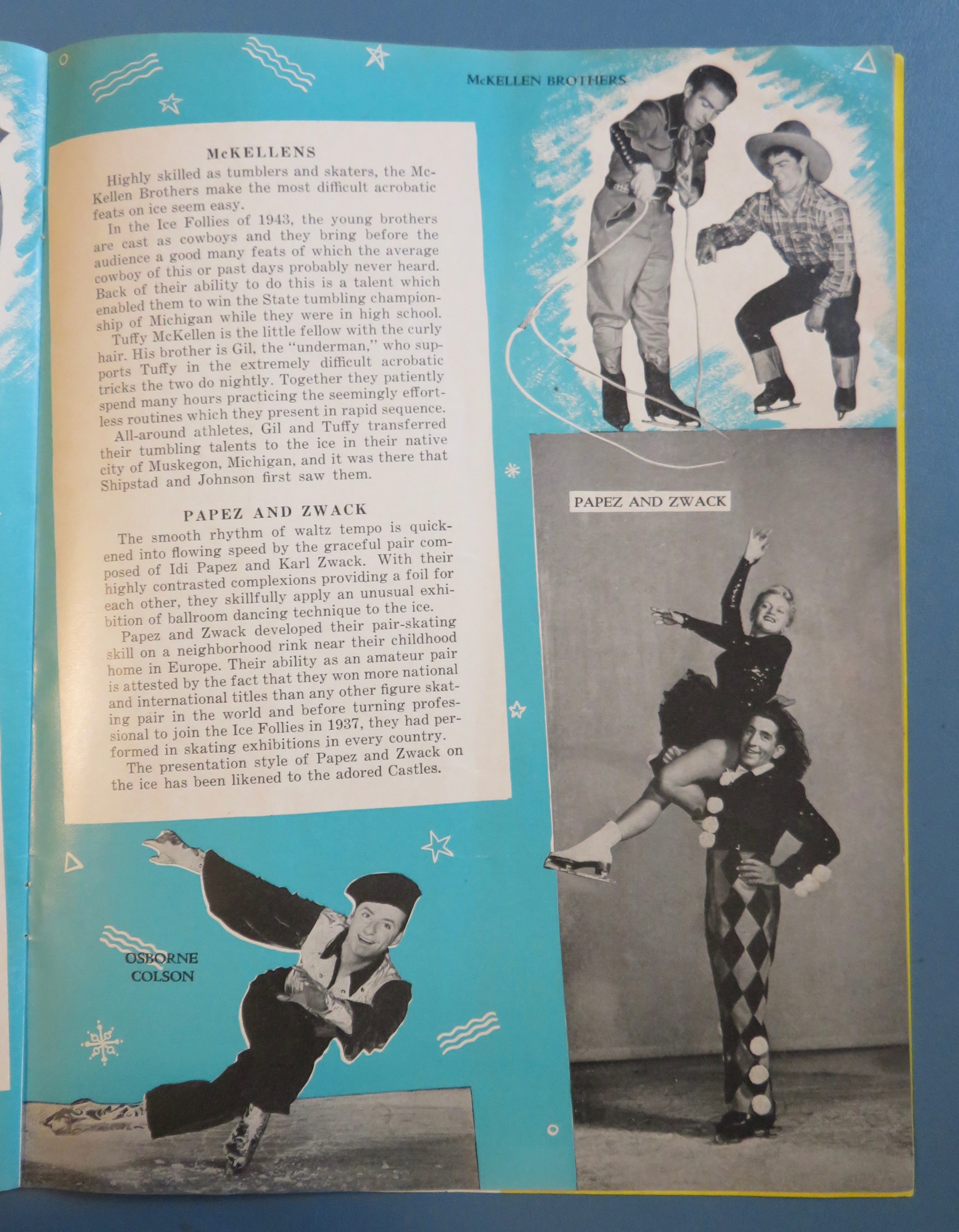 Shipstads & Johnson Ice Follies Program 1943