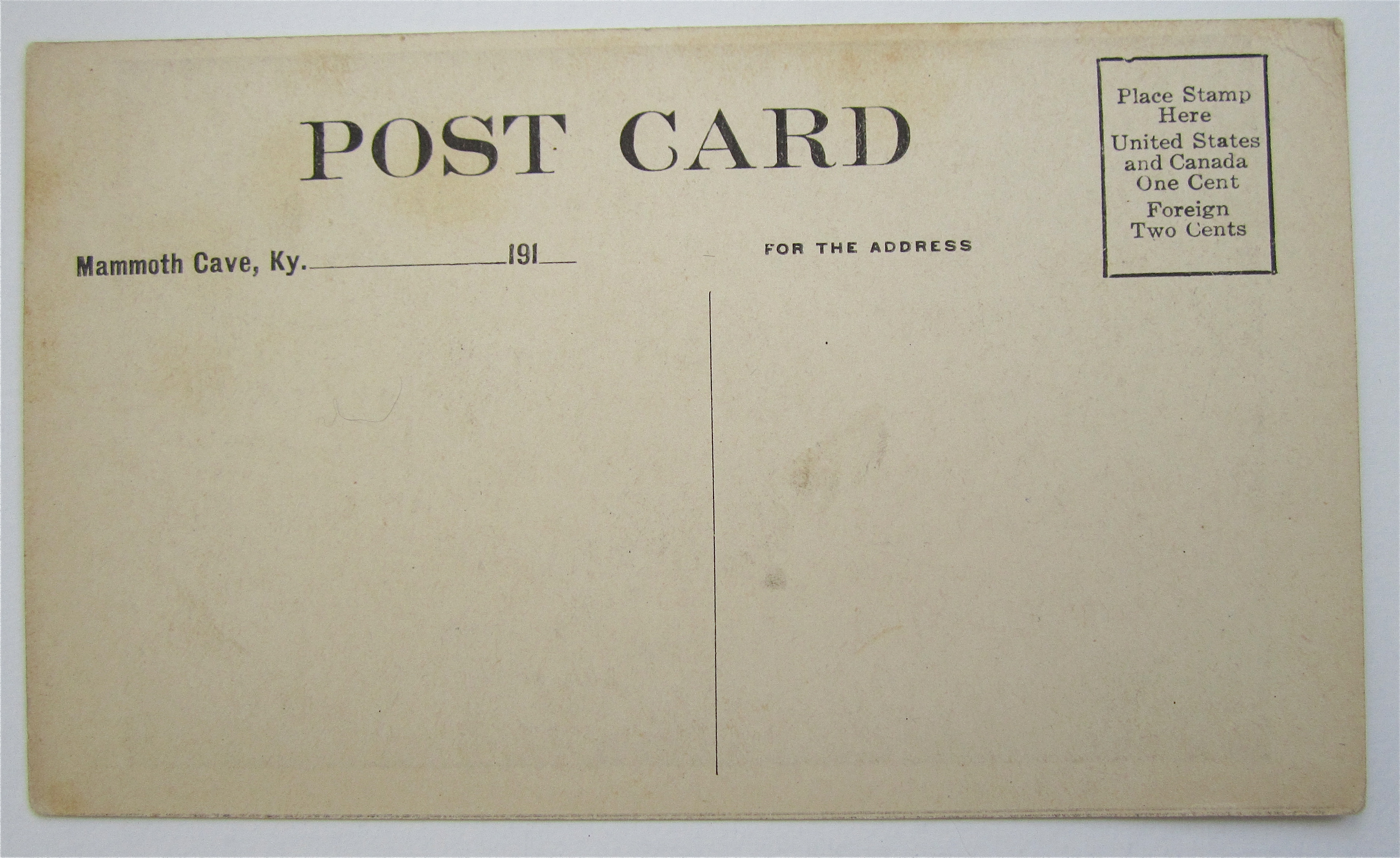 Head Of Echo River Postcard