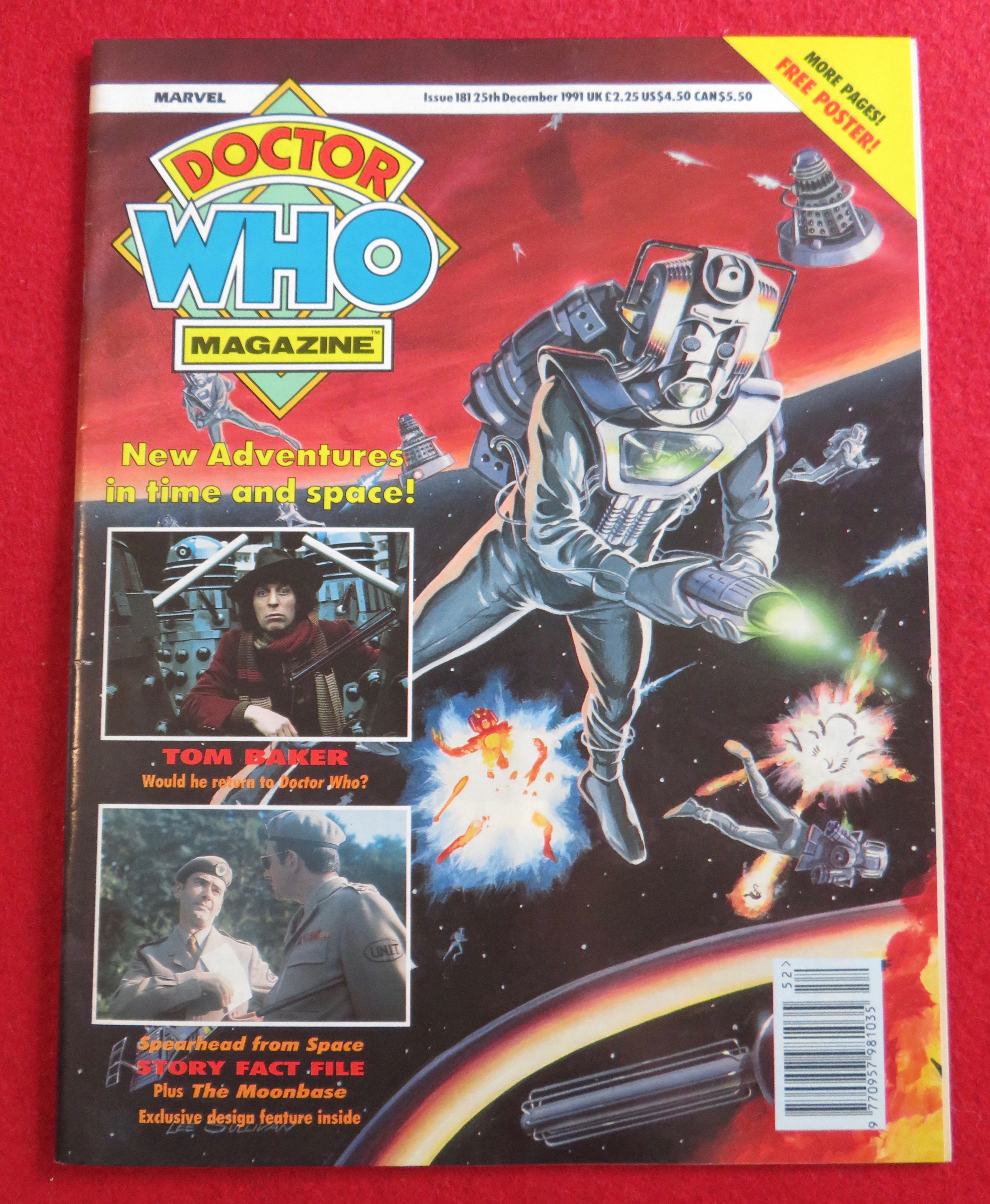 Doctor (Dr) Who Magazine December 25, 1991