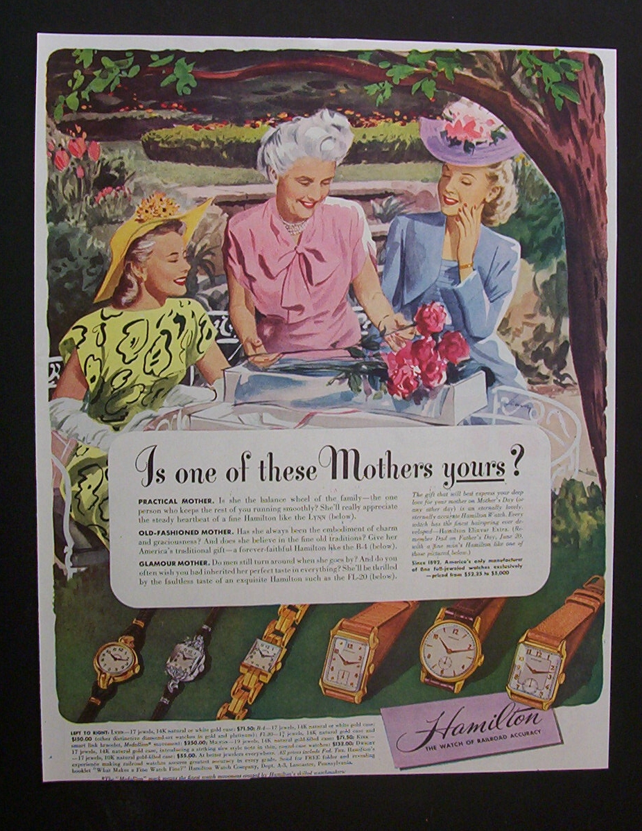 1948 Hamilton Watches with Three Women