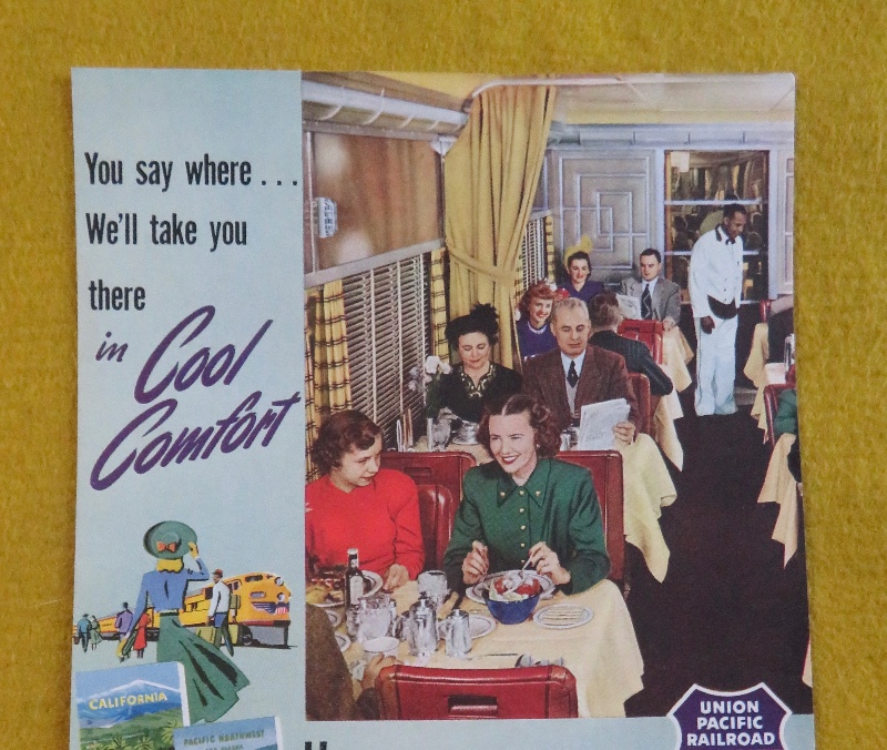 1950 Union Pacific Railroad With Cool Comfort