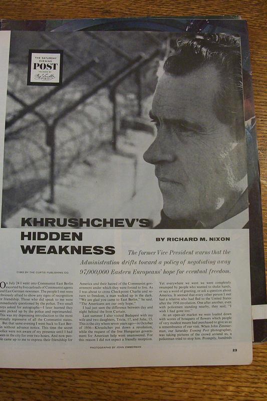 Saturday Evening Post Magazine - October 12, 1963