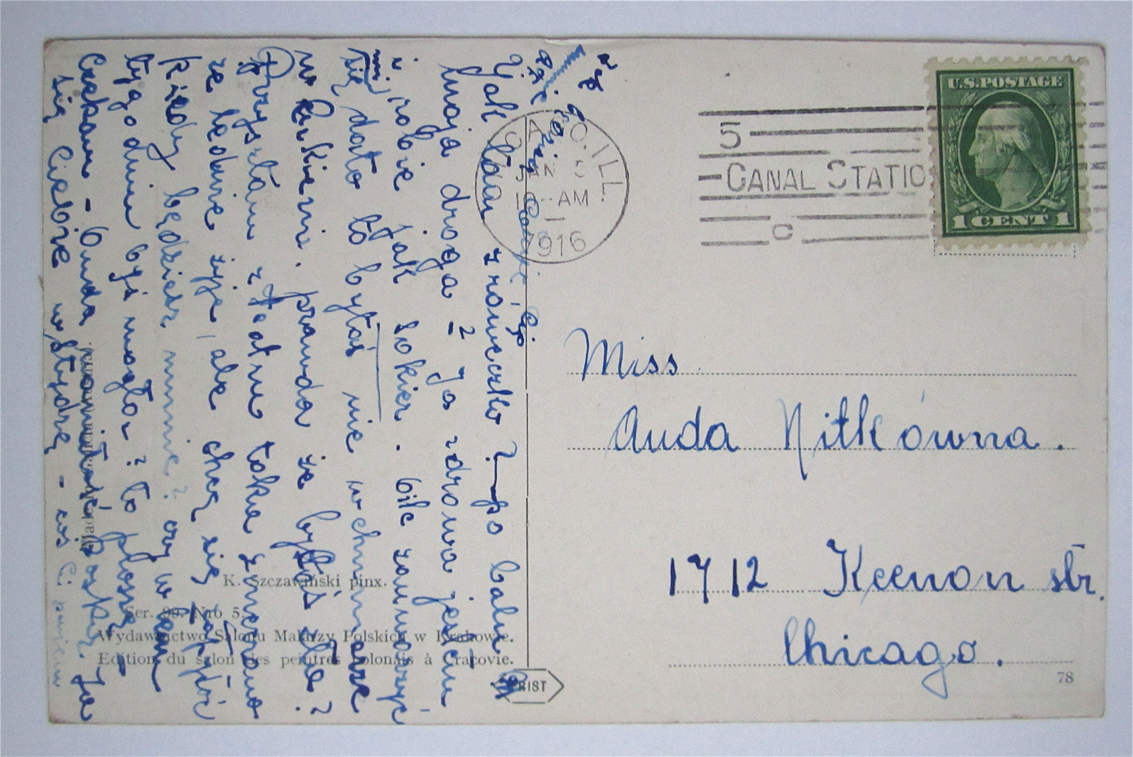 Man Sitting On The Couch Postcard