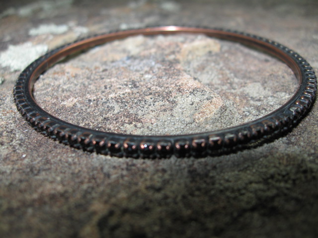 Bracelet Black Claw Set Crystal Copper Bangle