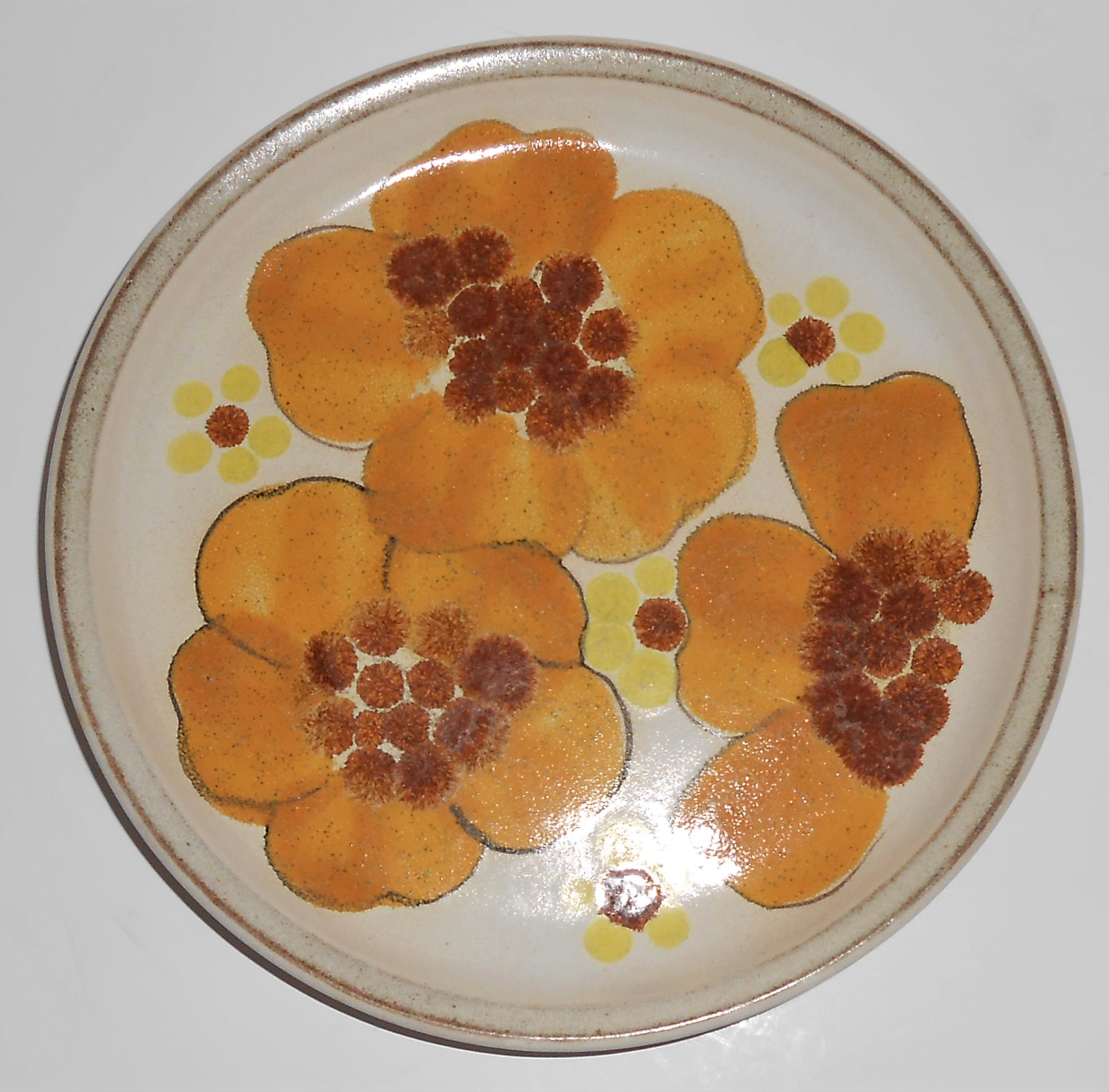 Denby Pottery Stoneware Minstrel Bread Plate