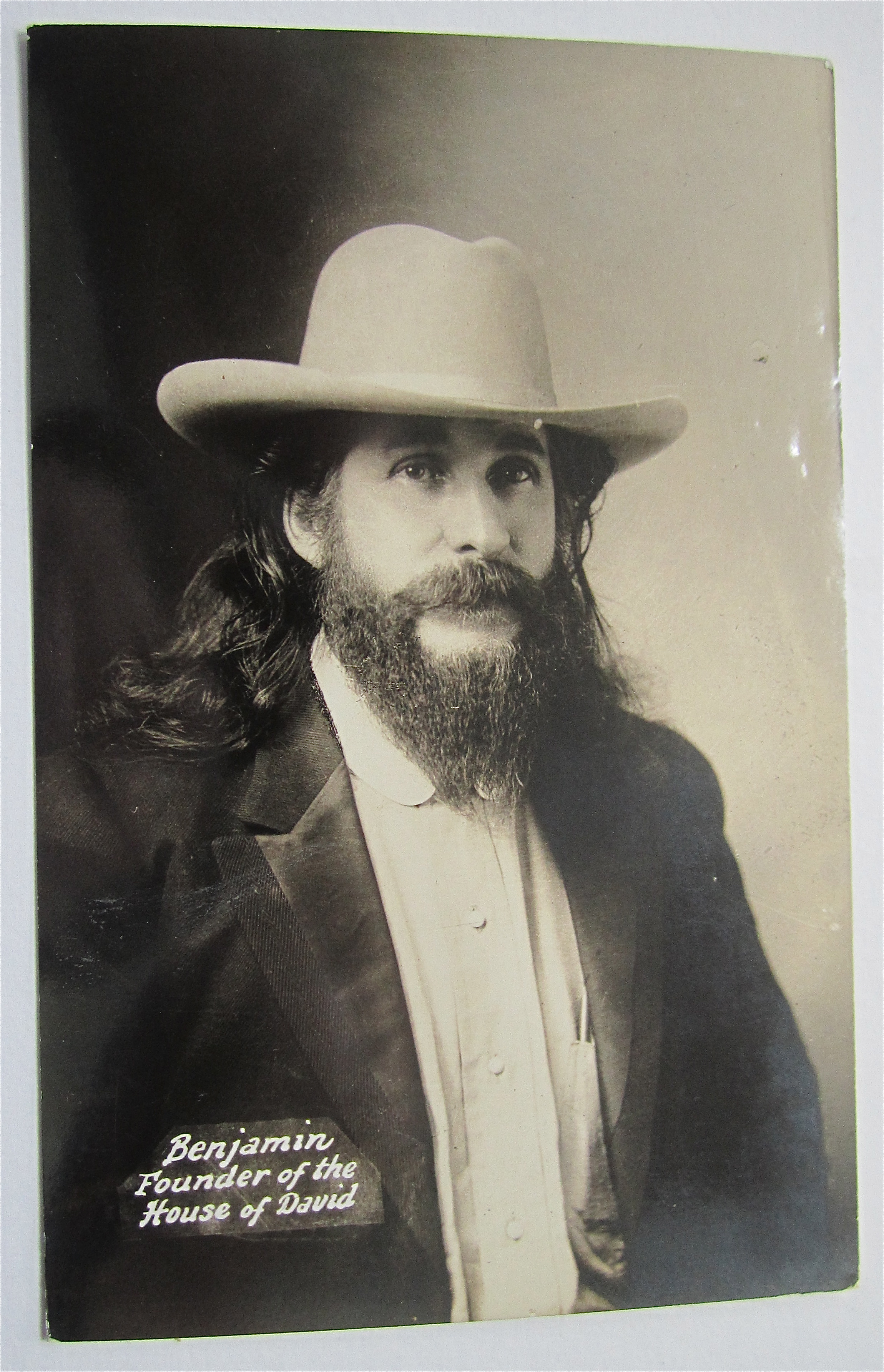 Benjamin, Founder Of The House Of David Postcard