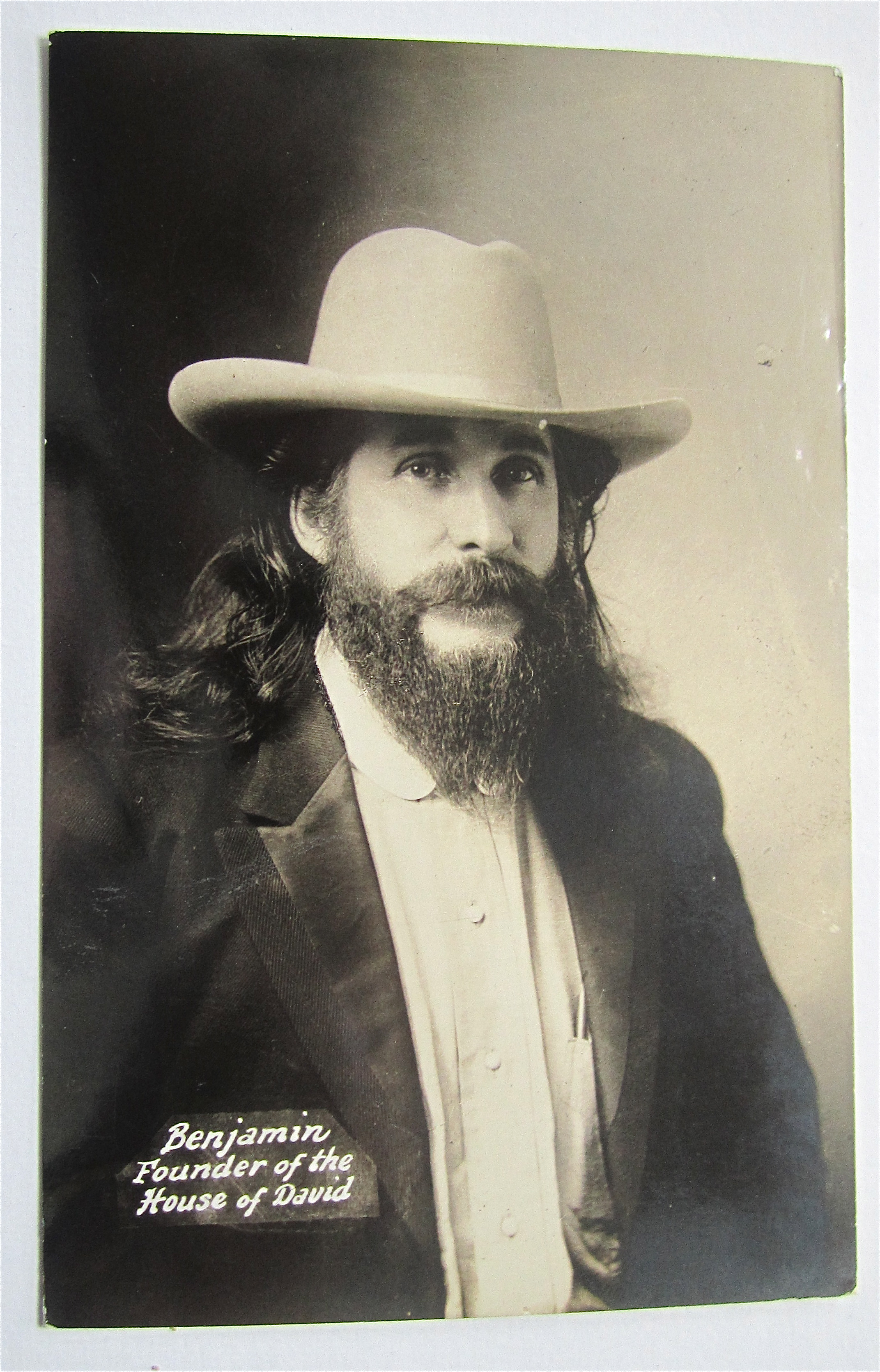 Benjamin, Founder Of The House Of David Postcard