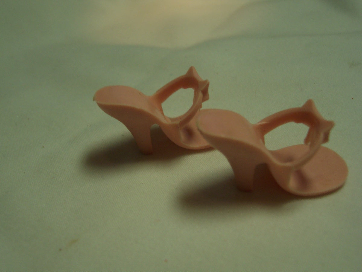 Doll Shoes Pair of Heels Pink