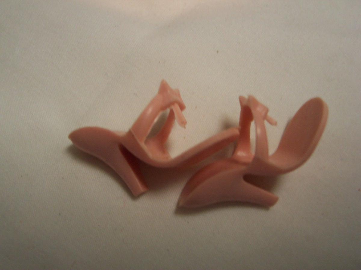 Doll Shoes Pair of Heels Pink