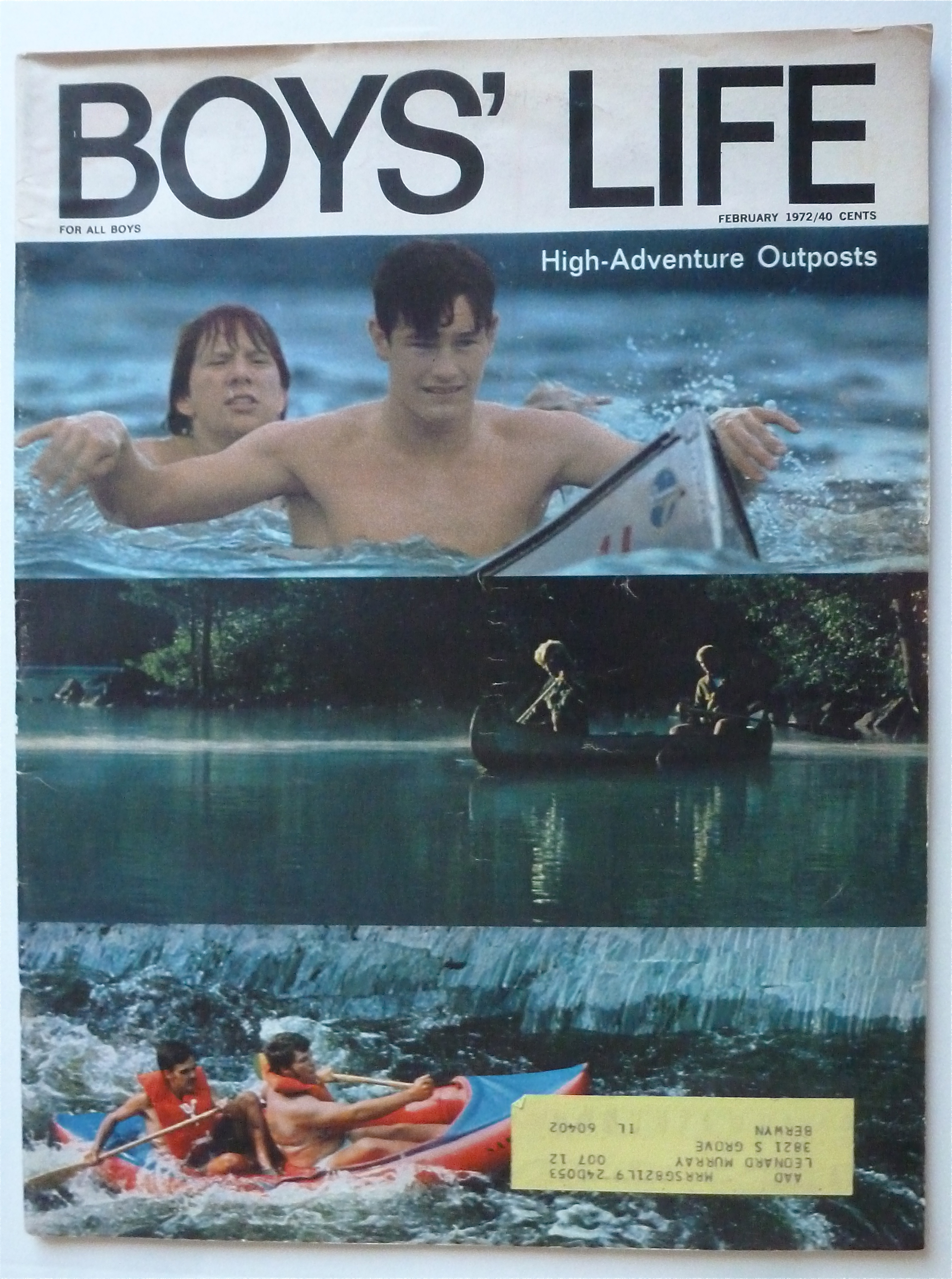 Boys Life Magazine February 1972 High Adventure Outpost