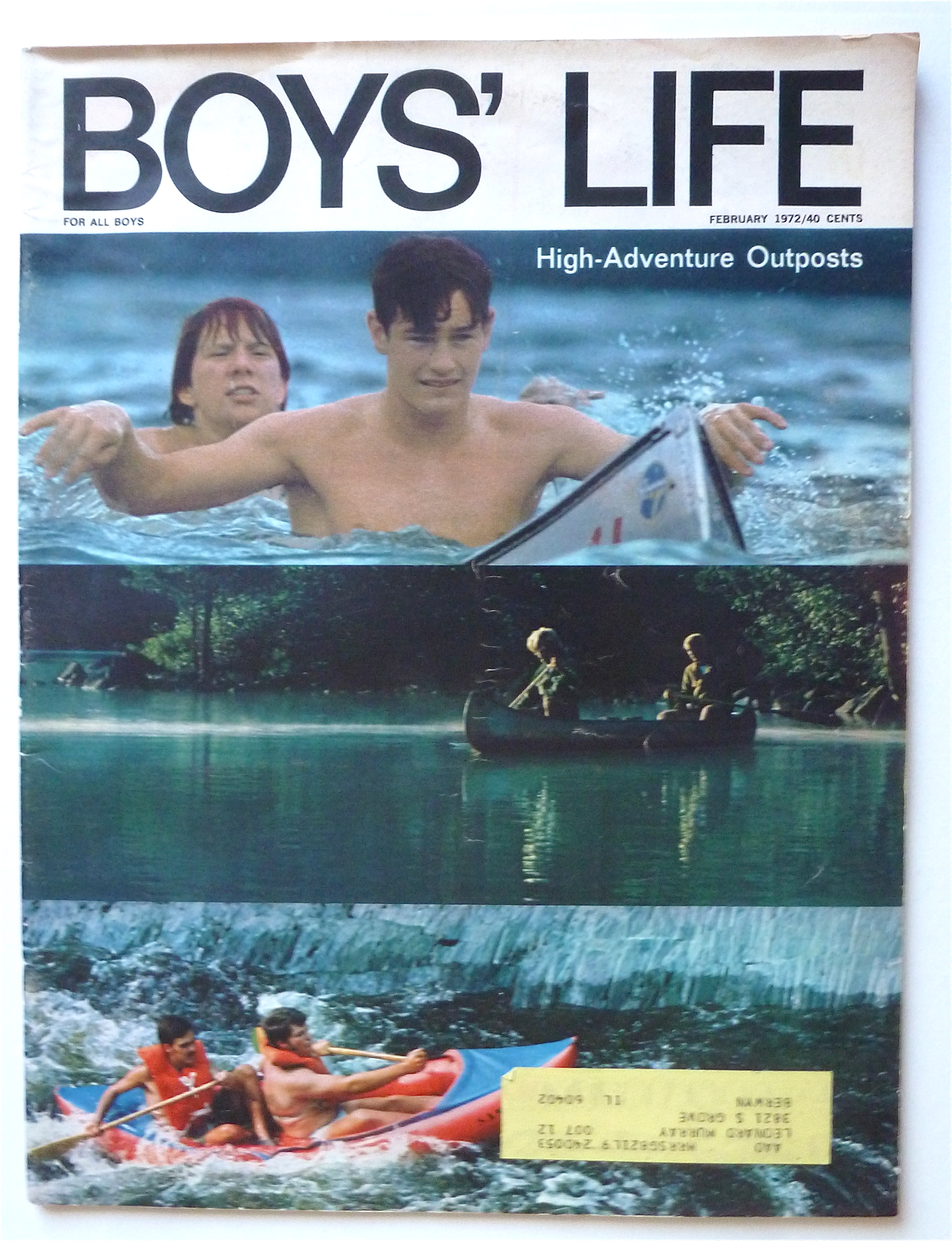 Boys Life Magazine February 1972 High Adventure Outpost