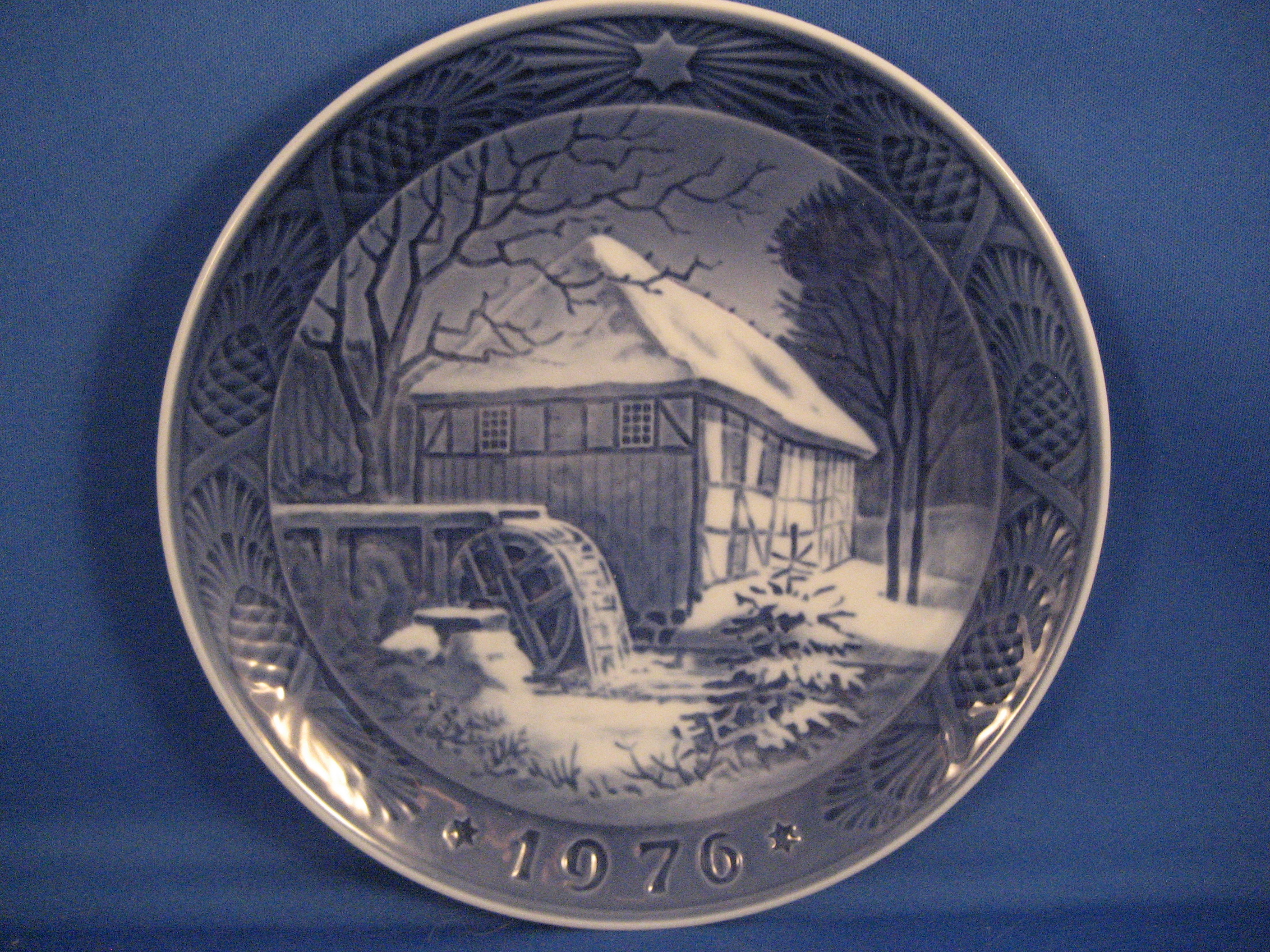 1976 Royal Copenhagen Water Mill Collector Plate