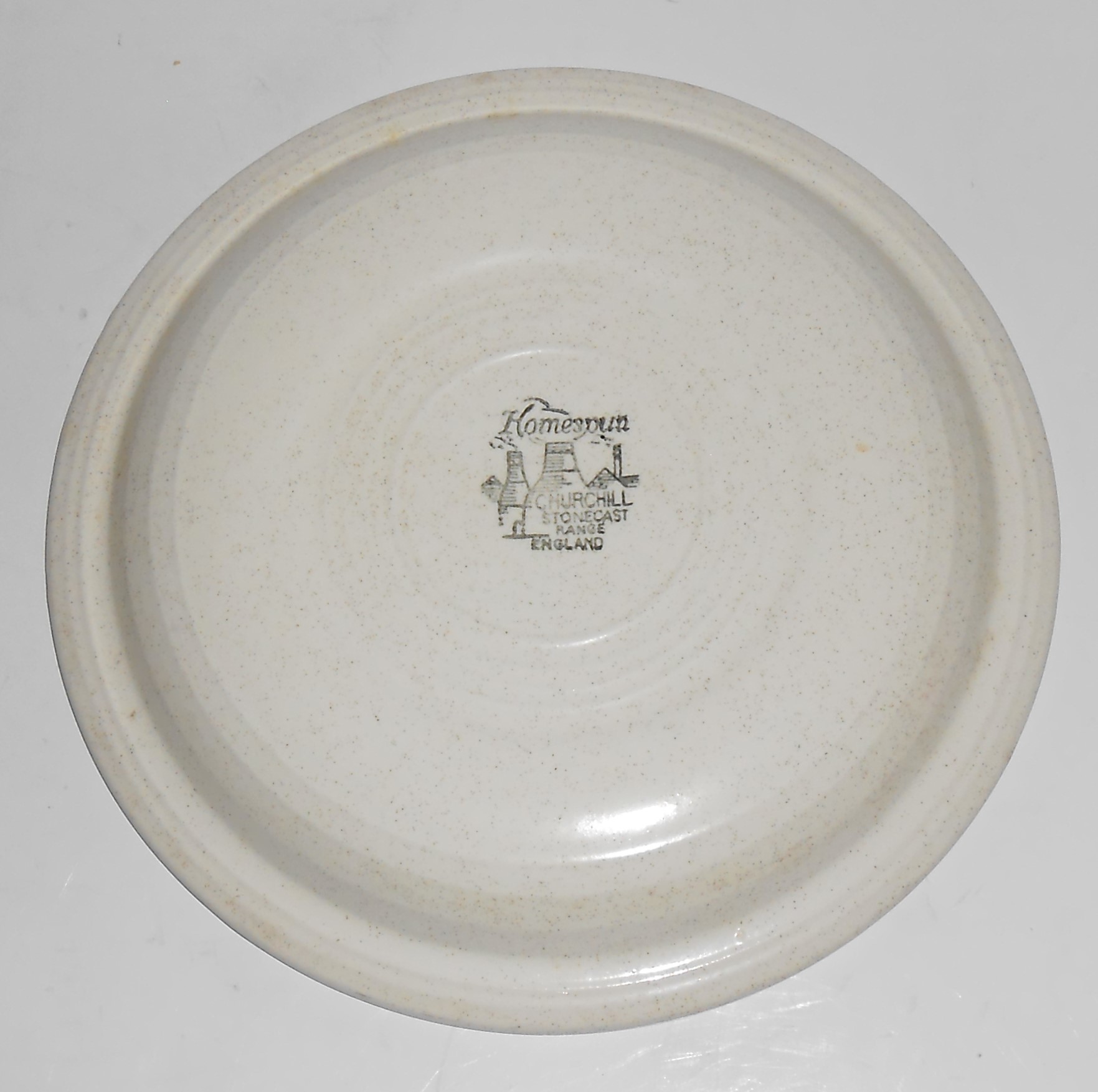 Chuchill Pottery Stonecast Homespun Trees Bread Plate