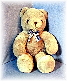 Soft Blue 'Golden Bear' Teddy Bear