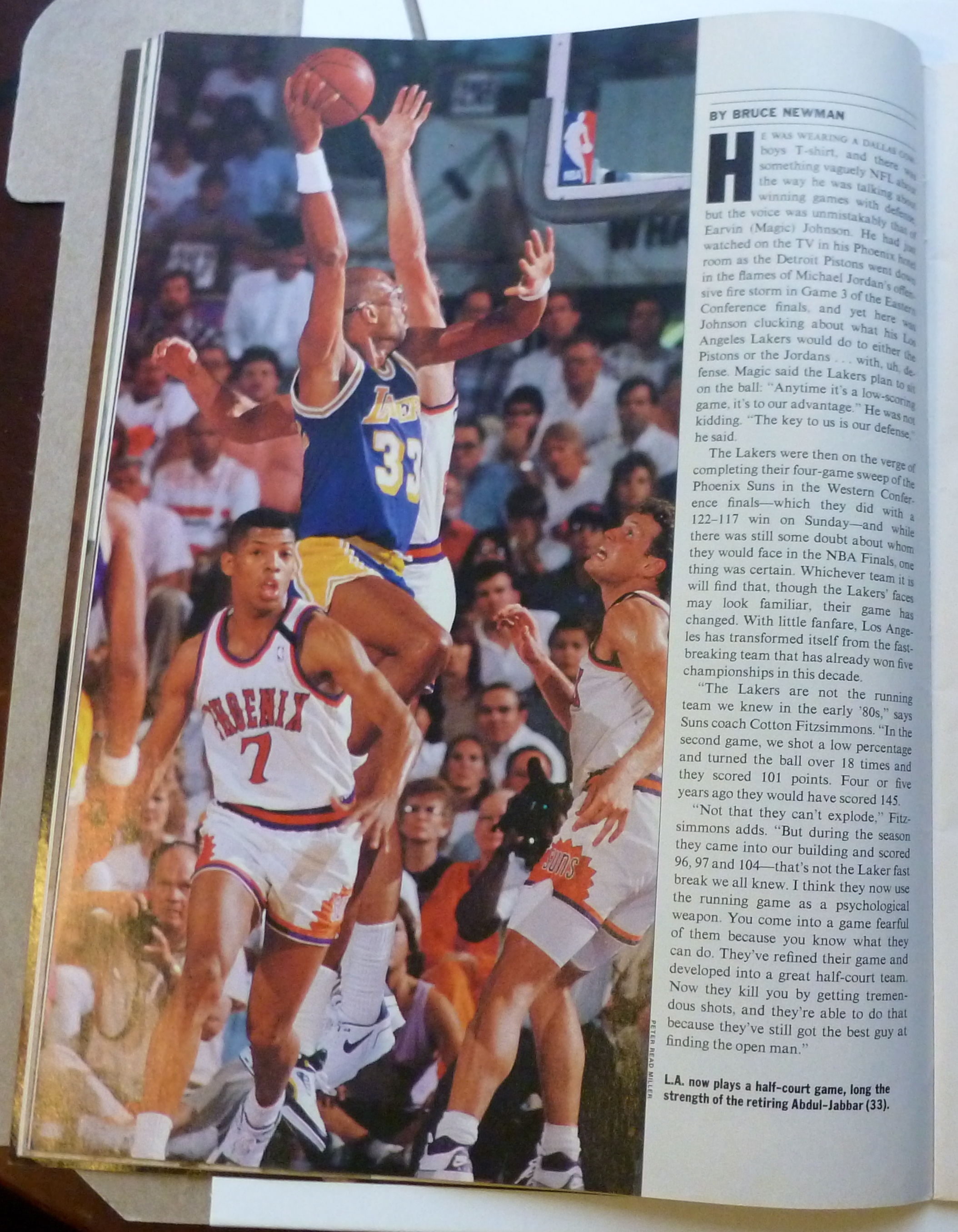 Sports Illustrated Magazine -June 5, 1989- James Worthy