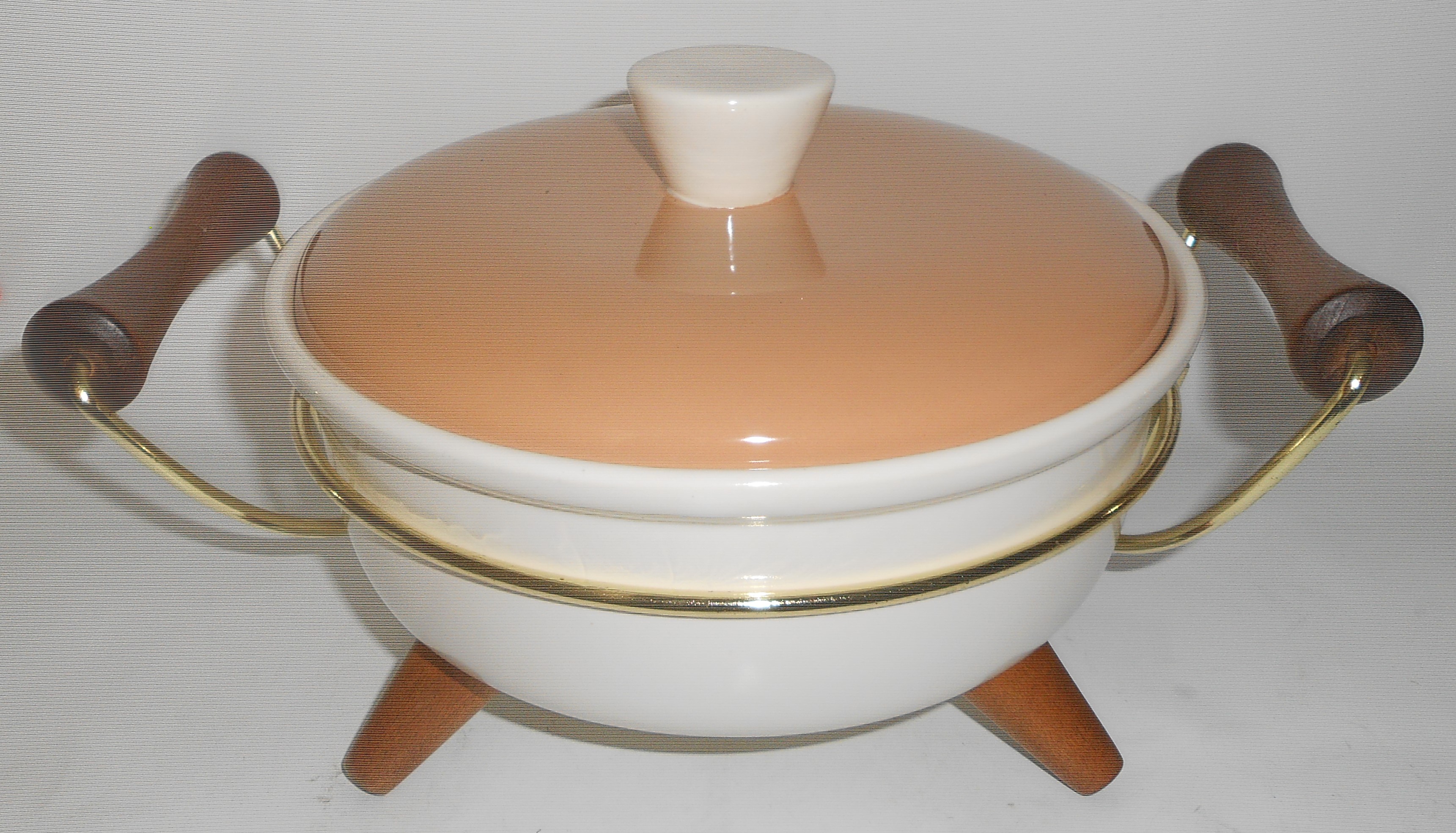 Bauer Pottery VERY RARE Monterey Moderne Duotone Cass