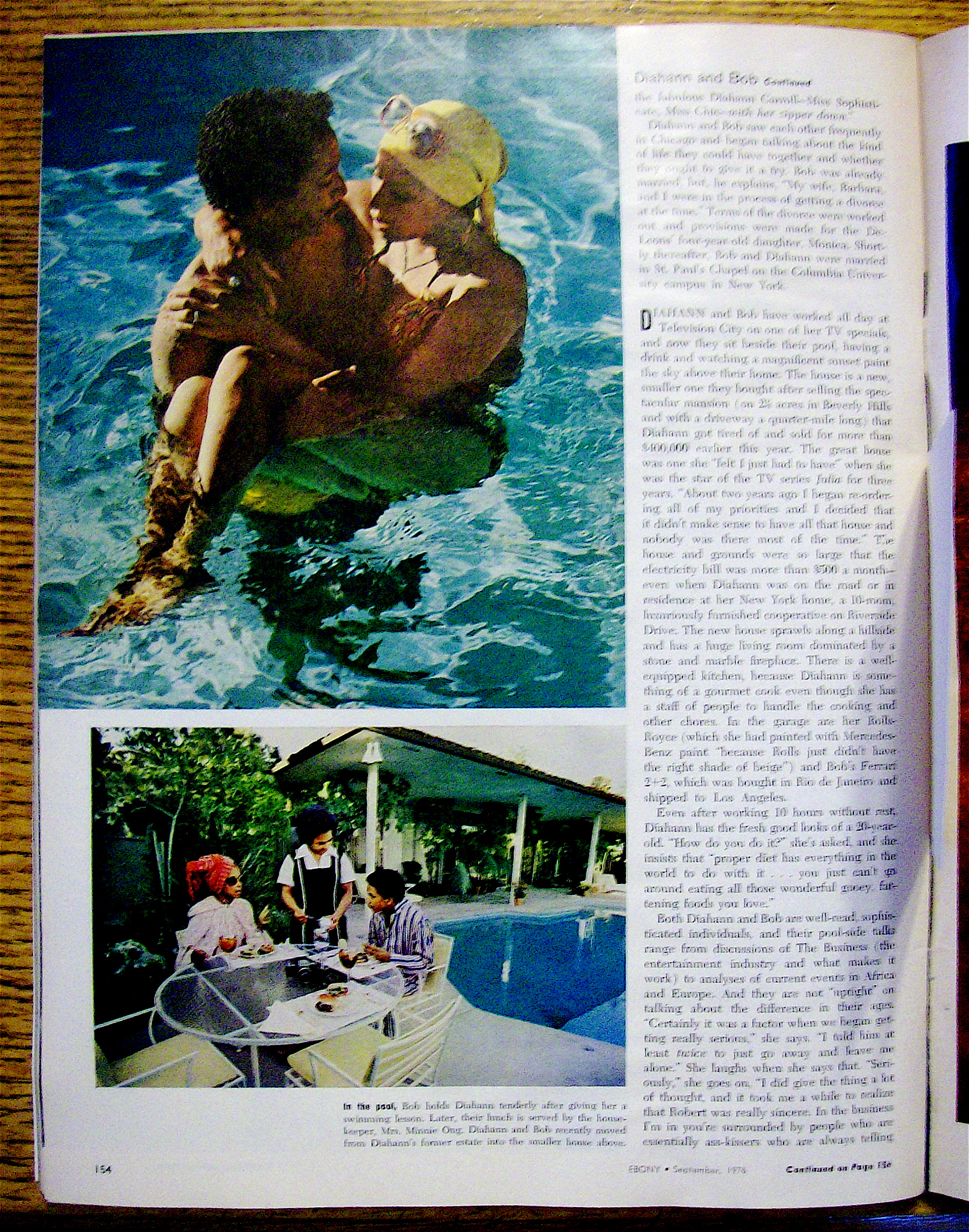 Ebony Magazine September 1976 Diahann Carroll