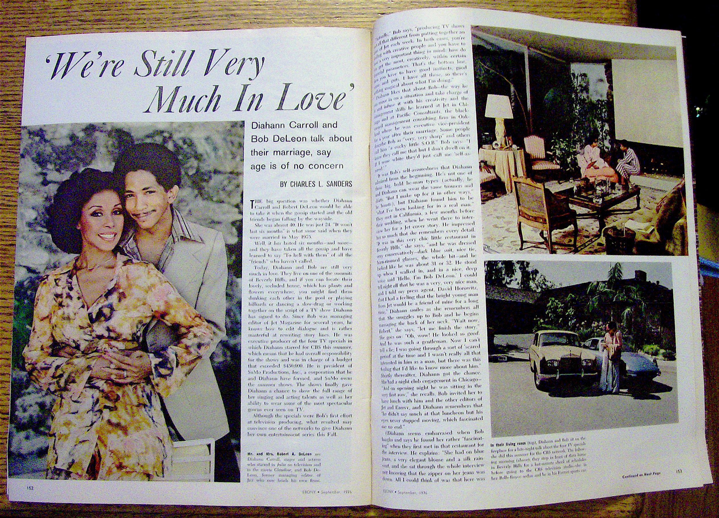 Ebony Magazine September 1976 Diahann Carroll