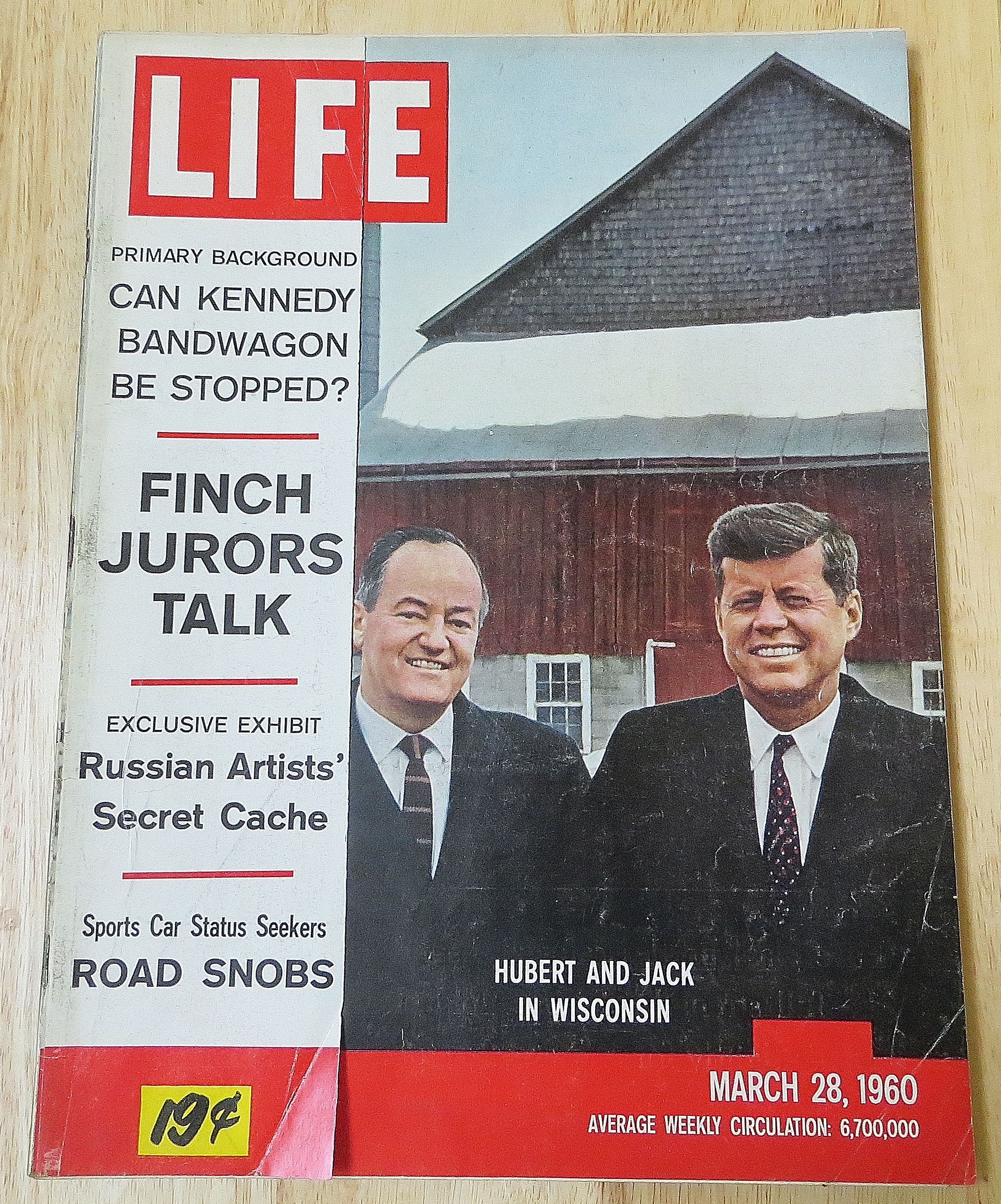 Life Magazine March 28, 1960 Hubert & Jack