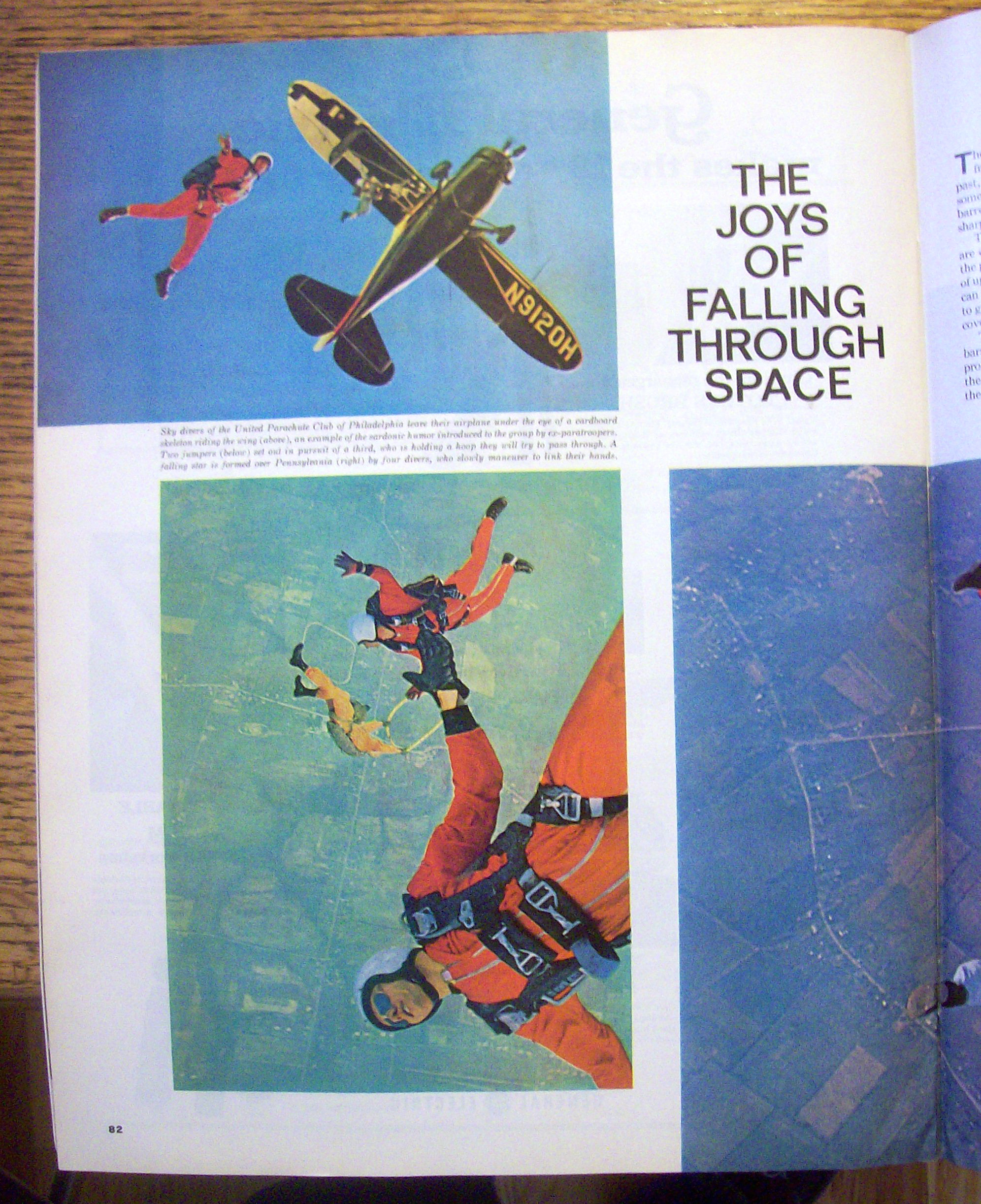 Saturday Evening Post Magazine-June 18, 1966-Sky Diving