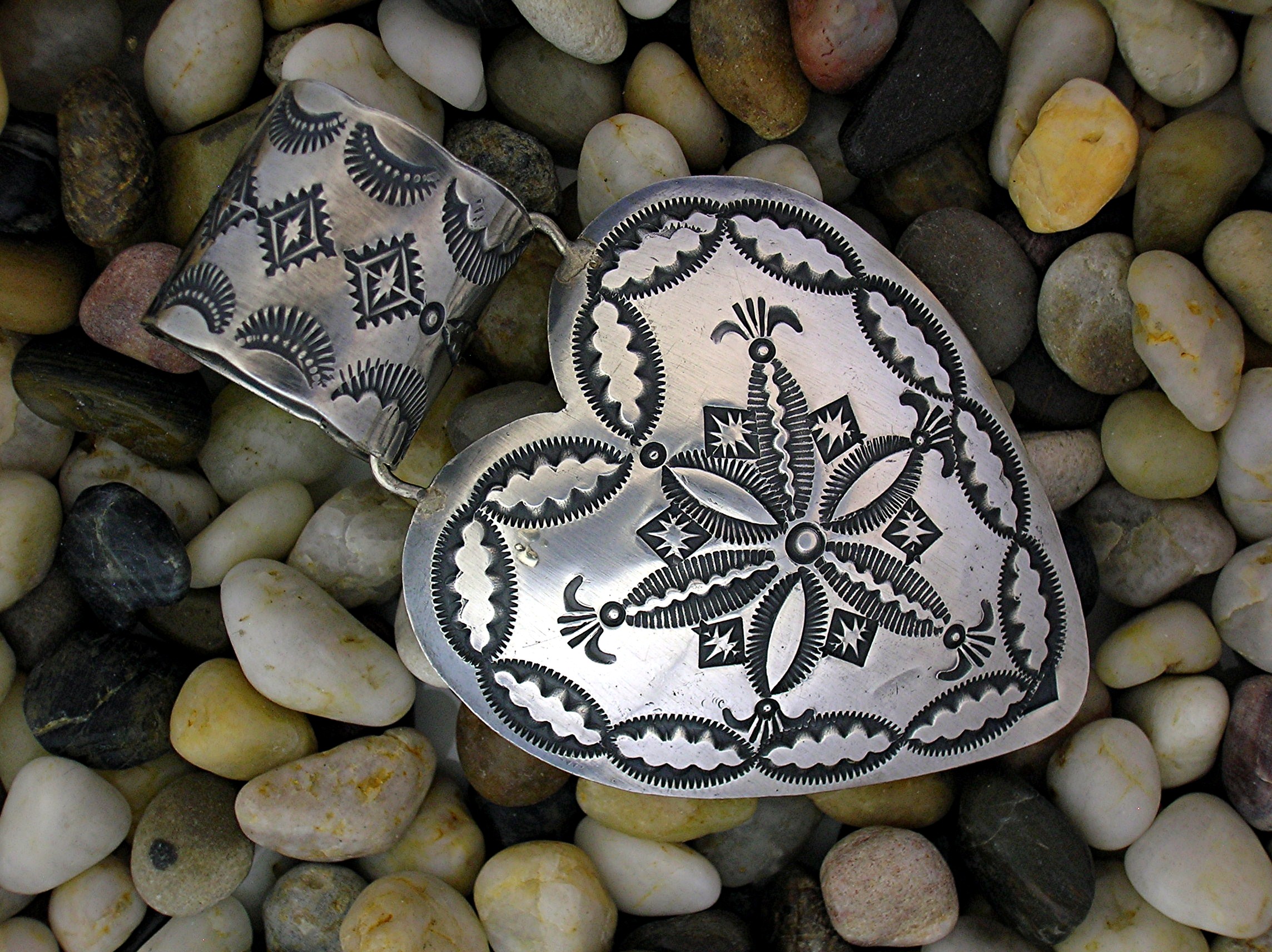 Rocki Gorman Sterling Silver Heart Pendant V. Platero