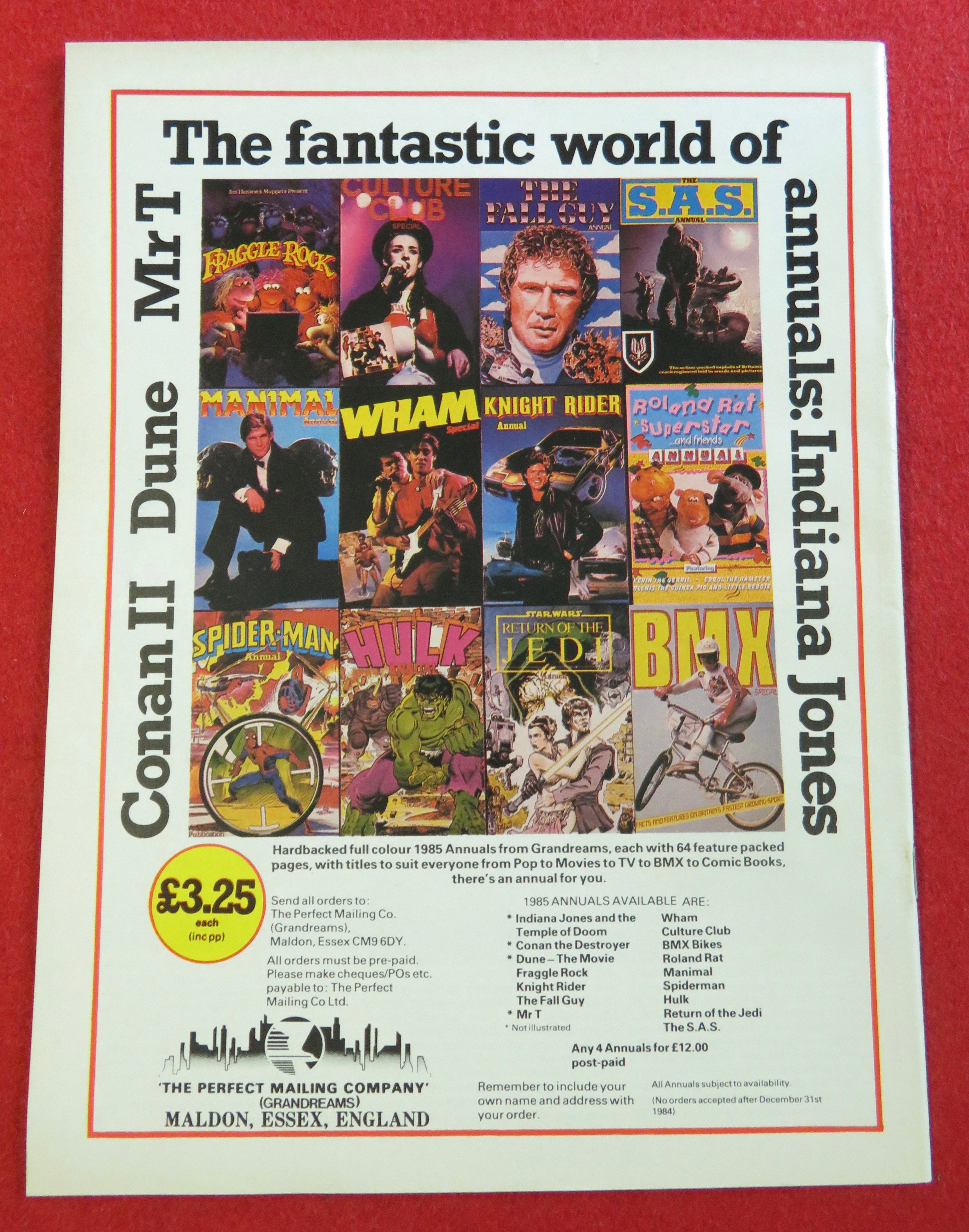 Doctor (Dr) Who Magazine November 1984 Eric Saward