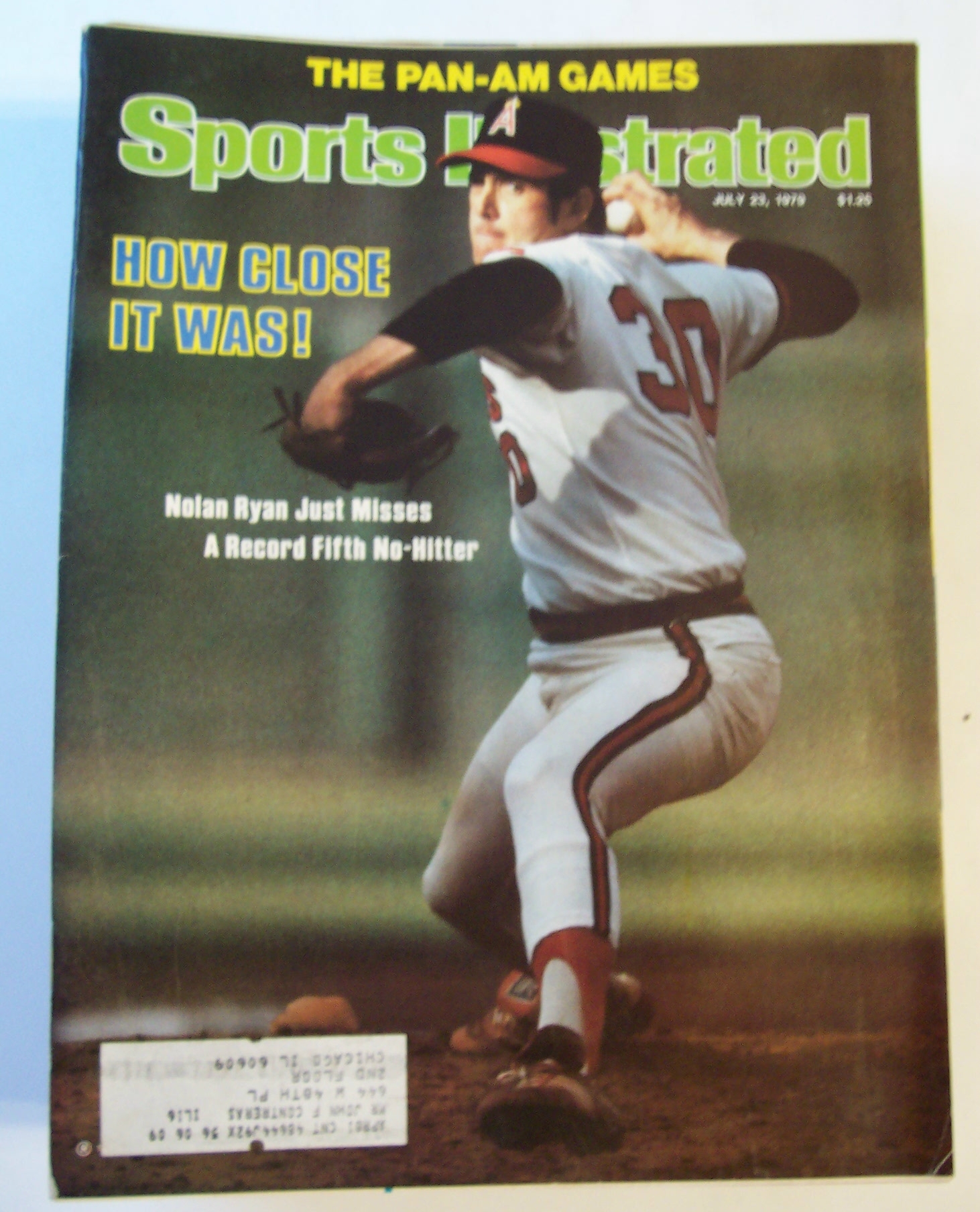 Sports Illustrated Magazine -July 23, 1979- Nolan Ryan