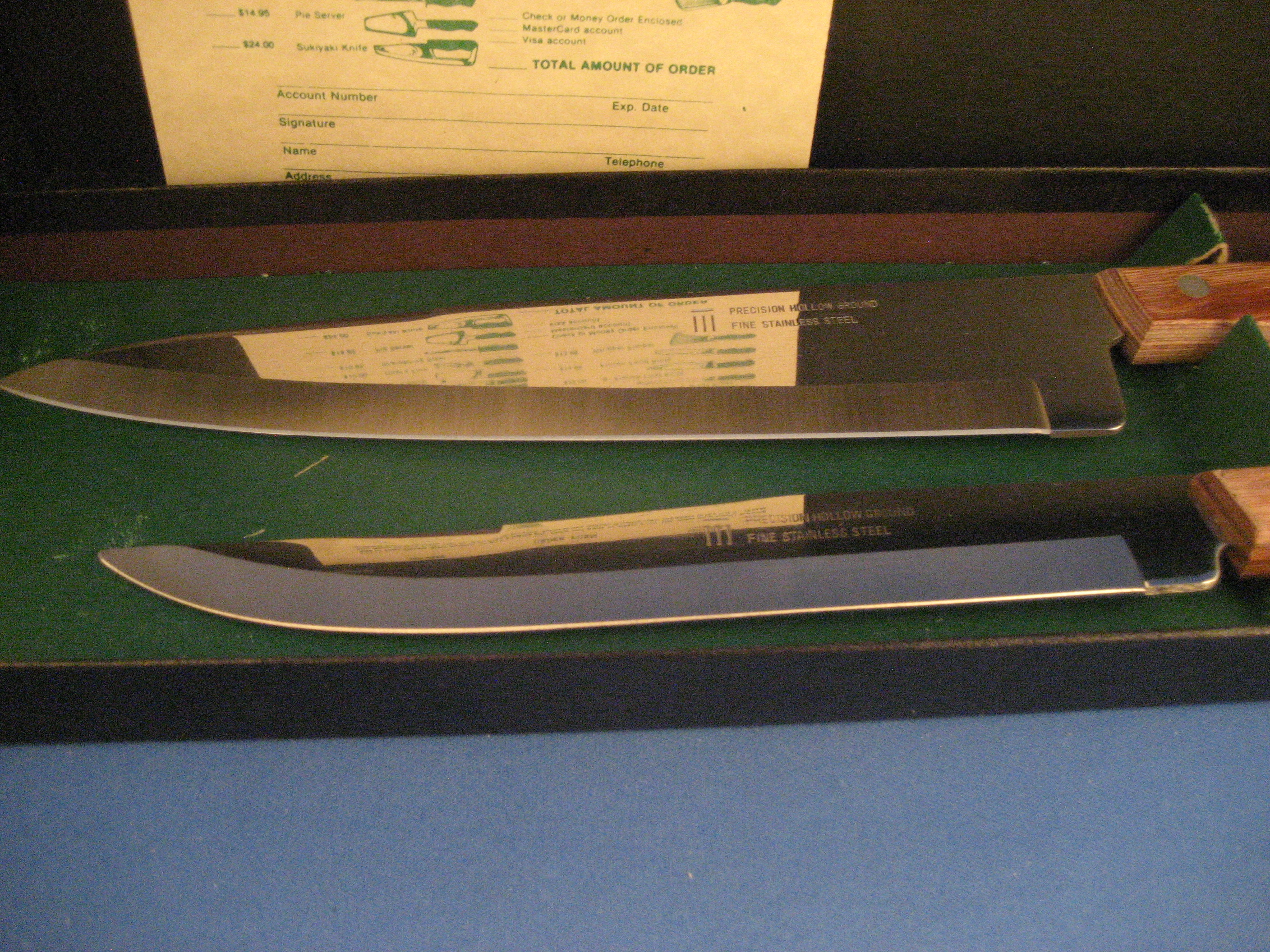 Maxam Steel Kitchen Knives
