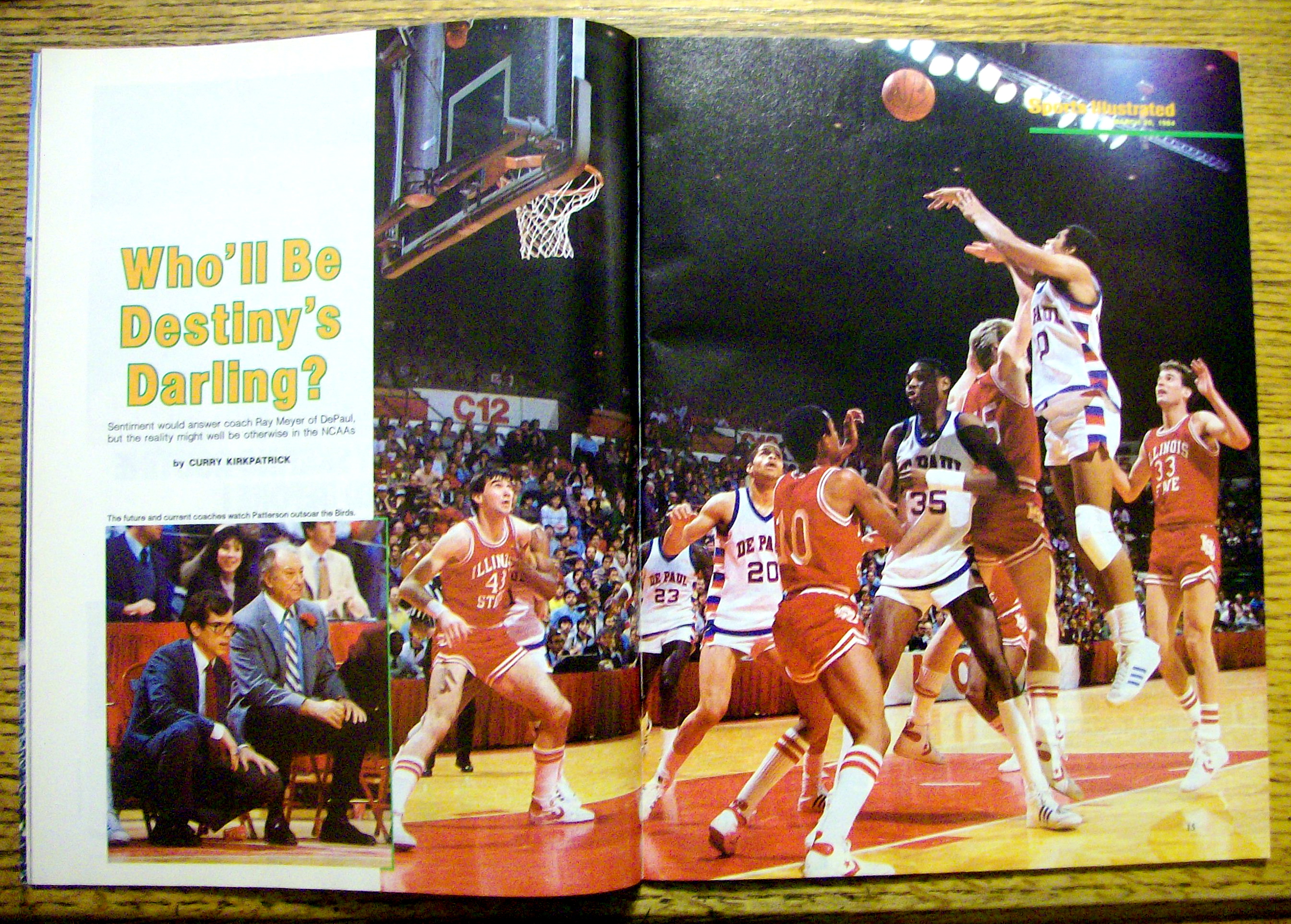 Sports Illustrated Magazine-March 26, 1984-Sam Perkins