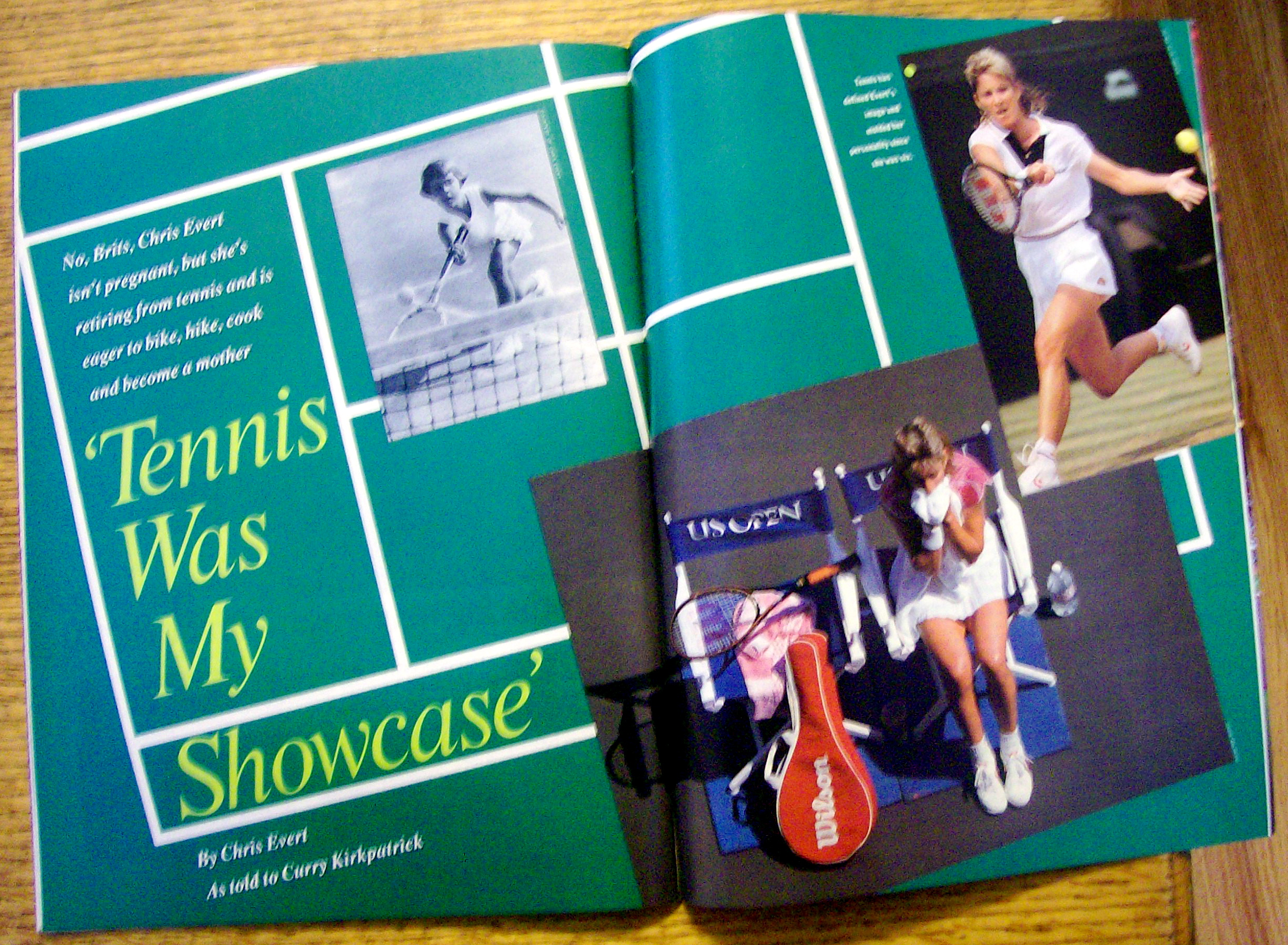 Sports Illustrated Magazine-August 28, 1989-Chris Evert
