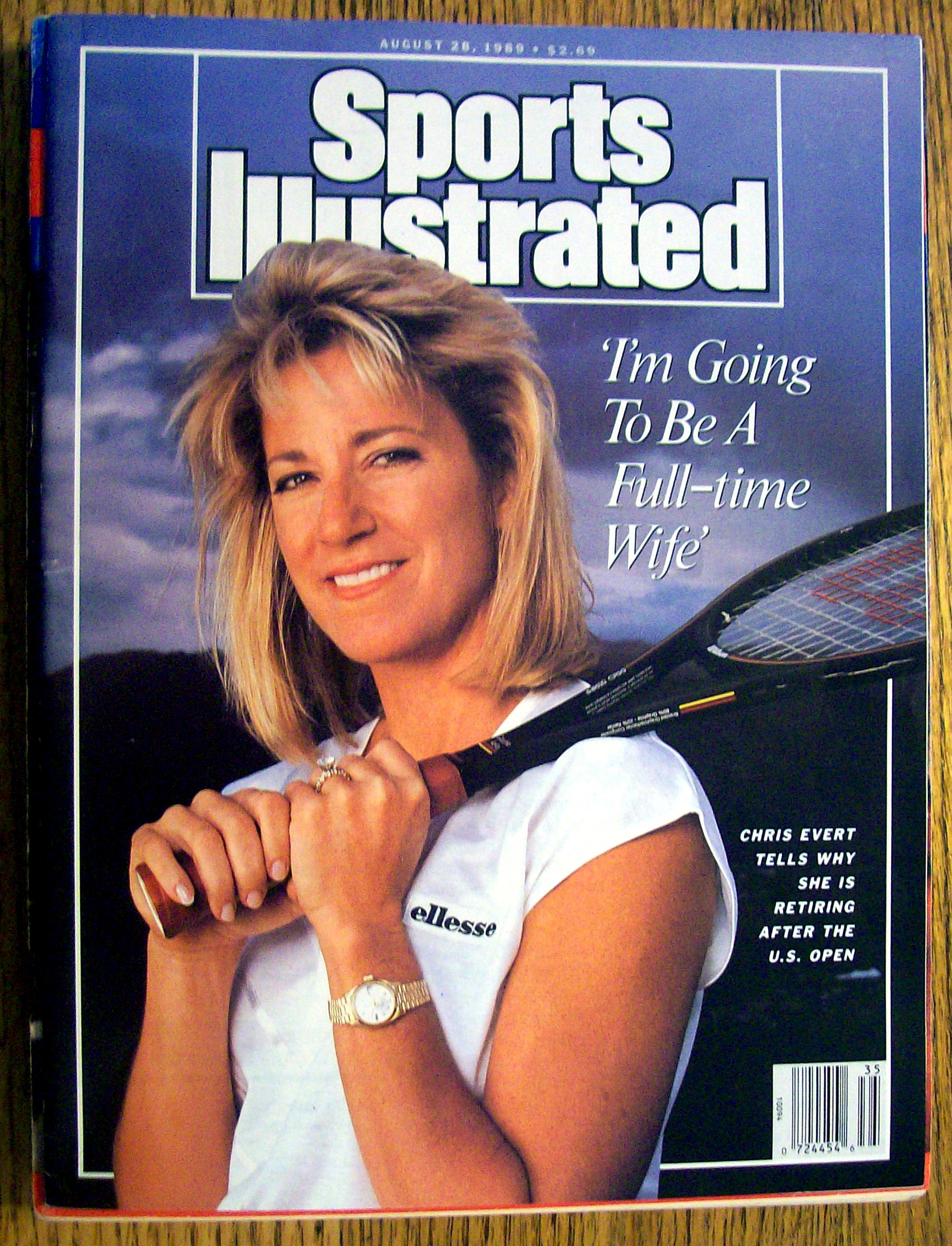 Sports Illustrated Magazine-August 28, 1989-Chris Evert