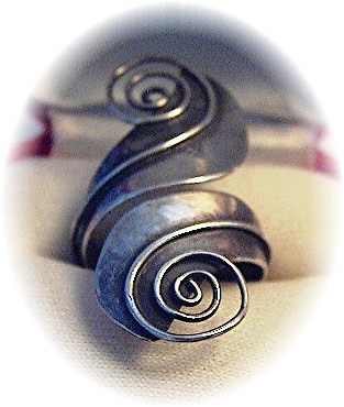 Signed JDF Sterling Silver Taxco Ring