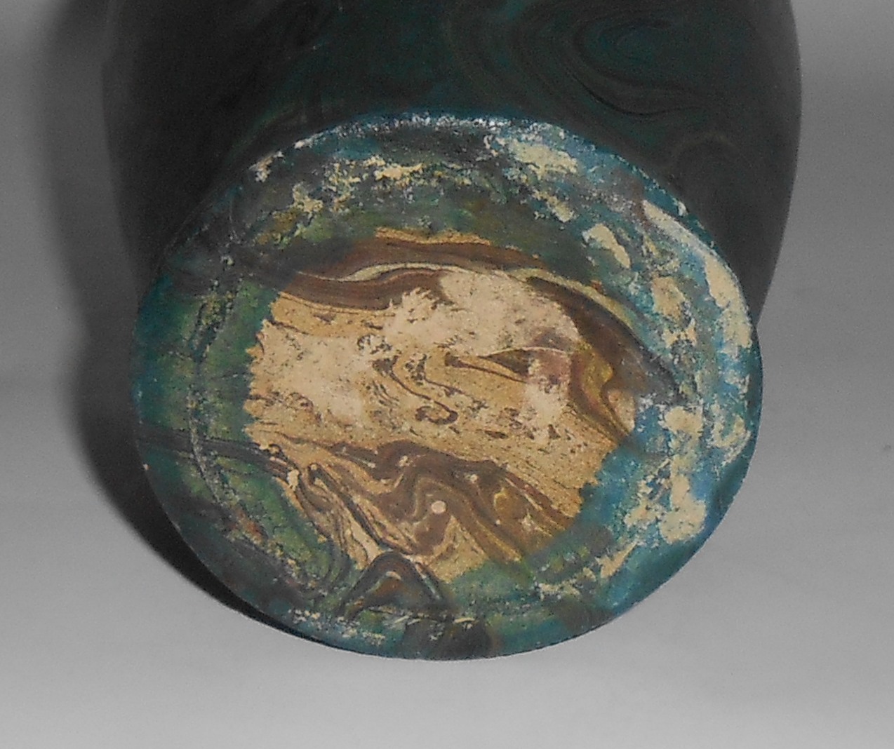 Bauer Pottery Matt Carlton Ispen Swirl Decorated Vase!