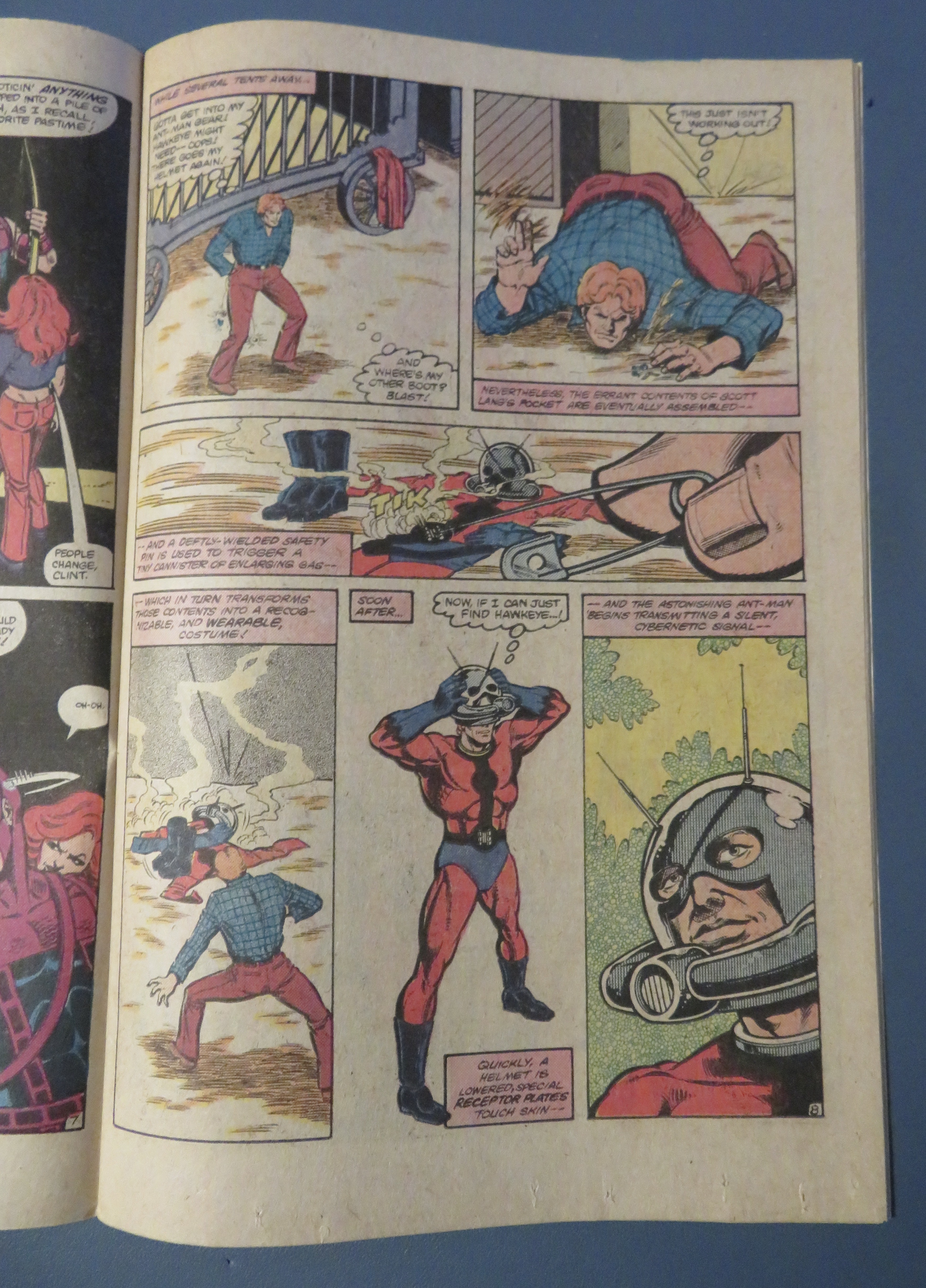 Avengers Comic September 1987 Robin Hoods & Roustabouts