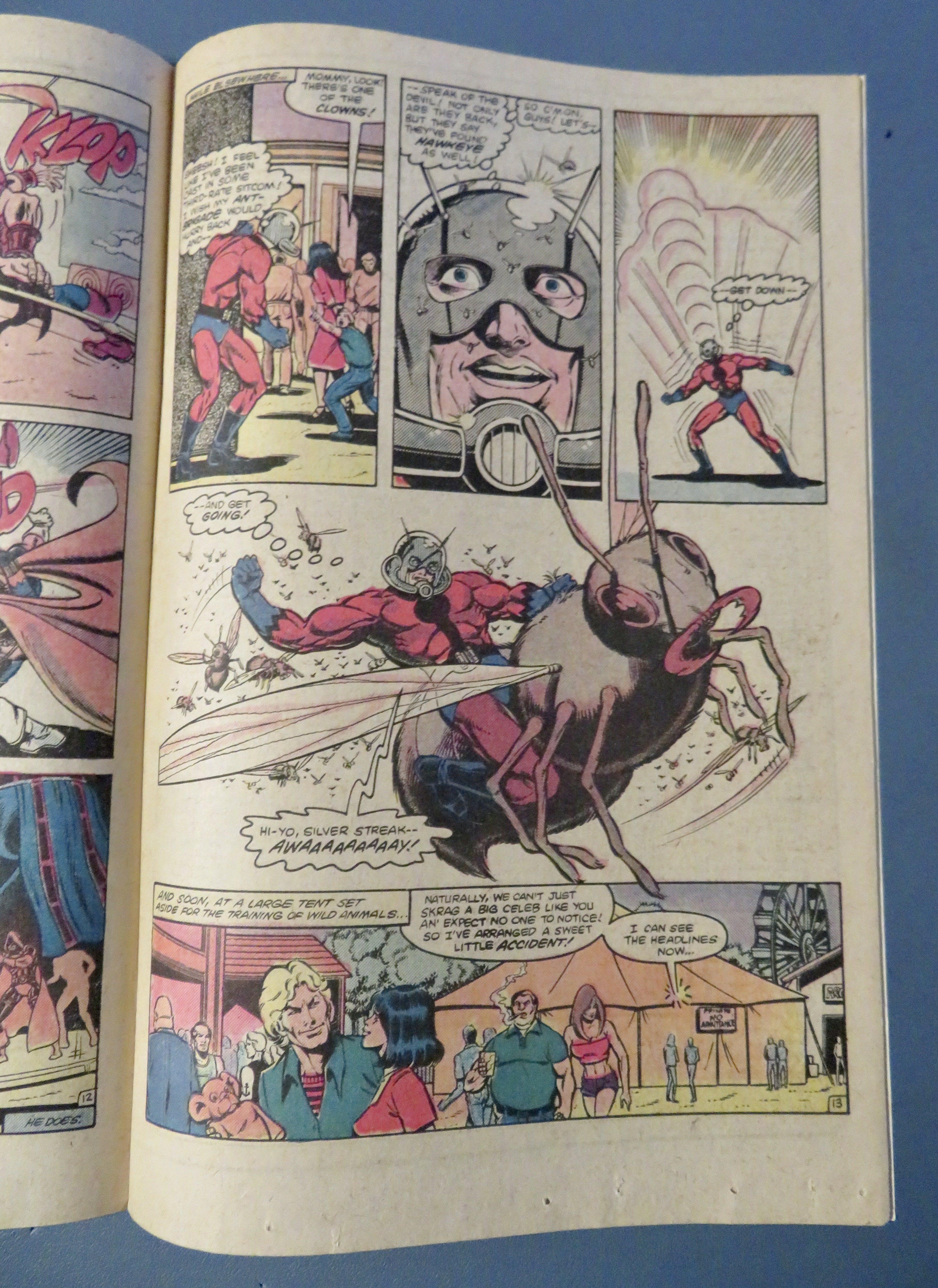 Avengers Comic September 1987 Robin Hoods & Roustabouts