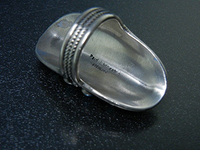 Navajo Sleeping Beauty Turquoise Sterling Silver Ring