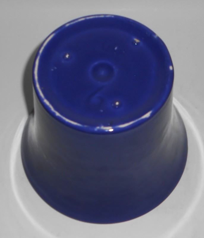 VINTAGE Bauer Pottery 6'' Spanish COBALT Flower Pot