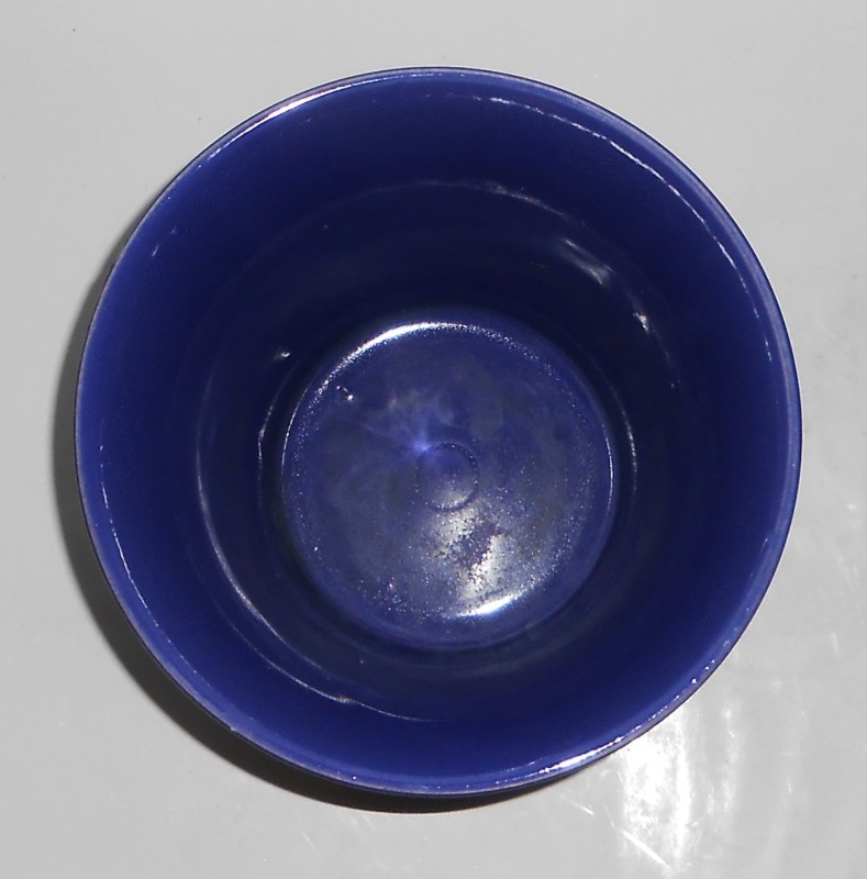 VINTAGE Bauer Pottery 6'' Spanish COBALT Flower Pot