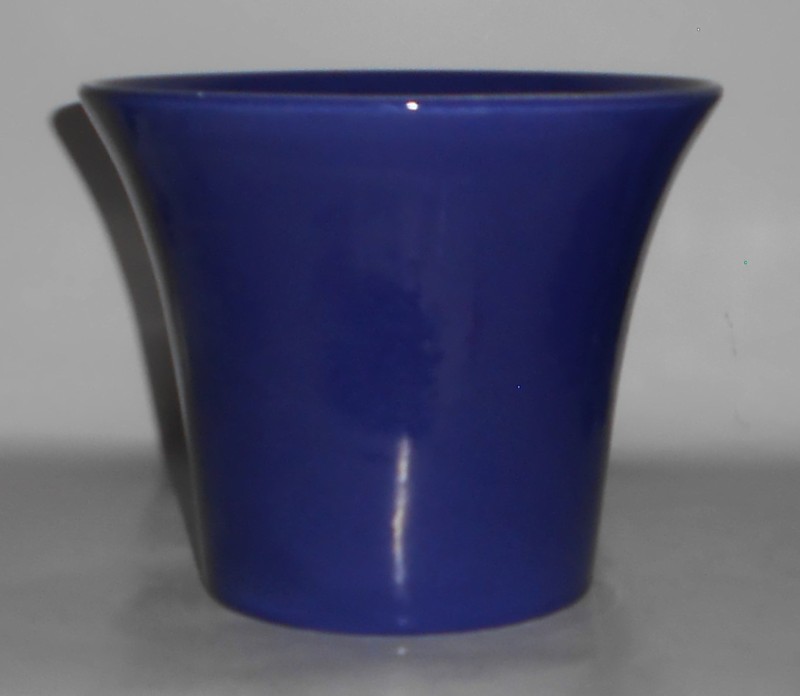 VINTAGE Bauer Pottery 6'' Spanish COBALT Flower Pot