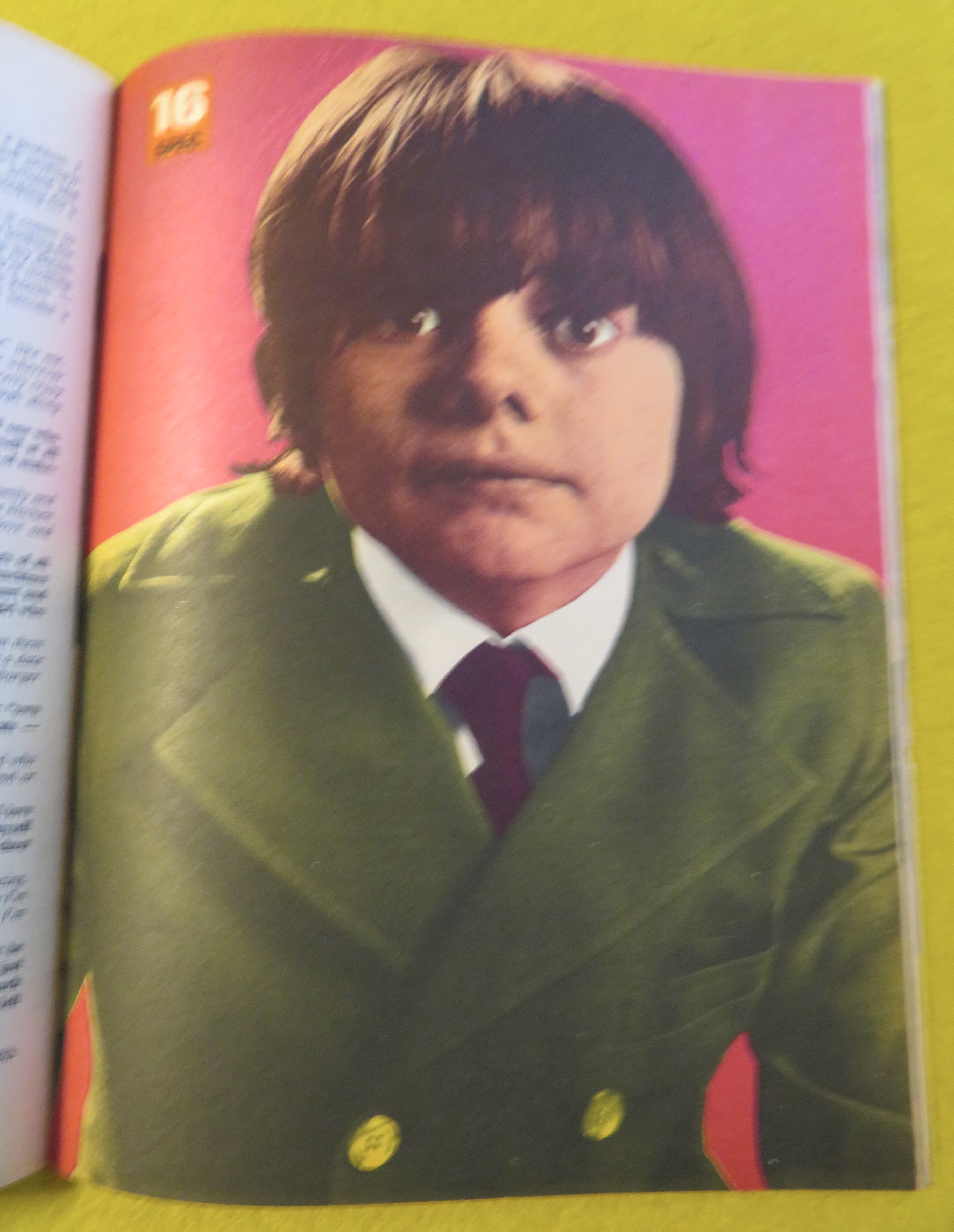 16 Spec Magazine Fall 1969 Bobby Sherman