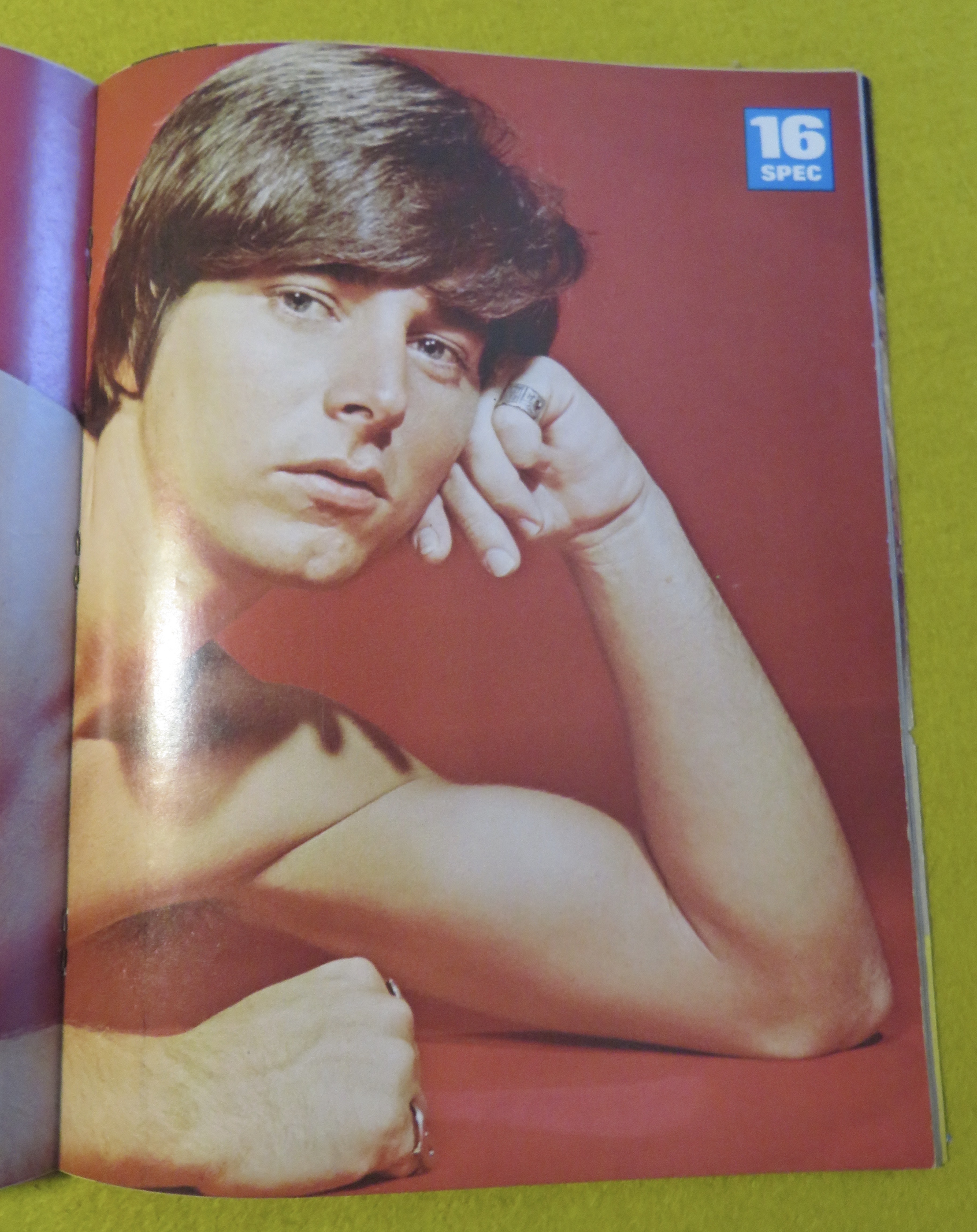 16 Spec Magazine Fall 1969 Bobby Sherman