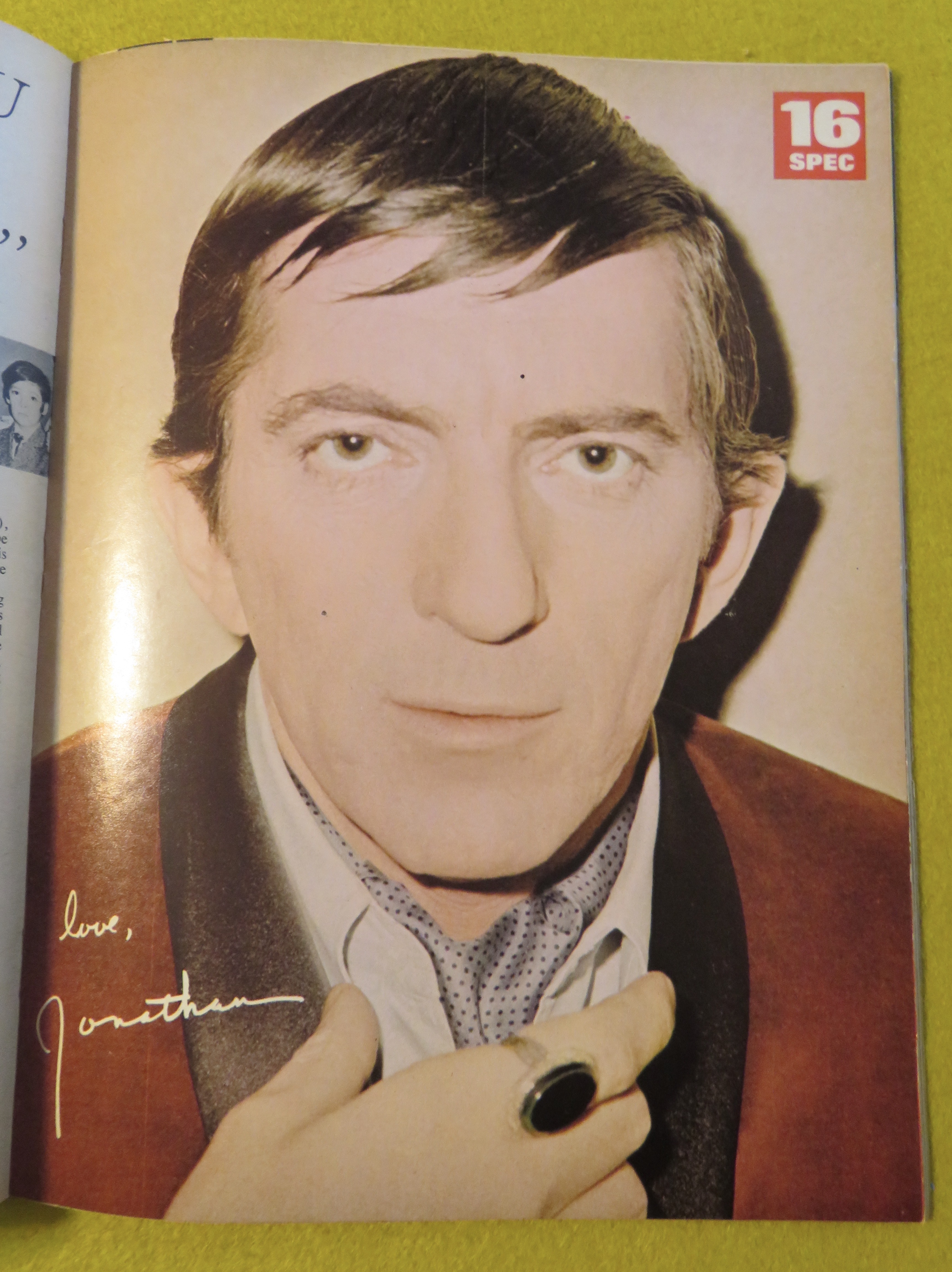 16 Spec Magazine Fall 1969 Bobby Sherman
