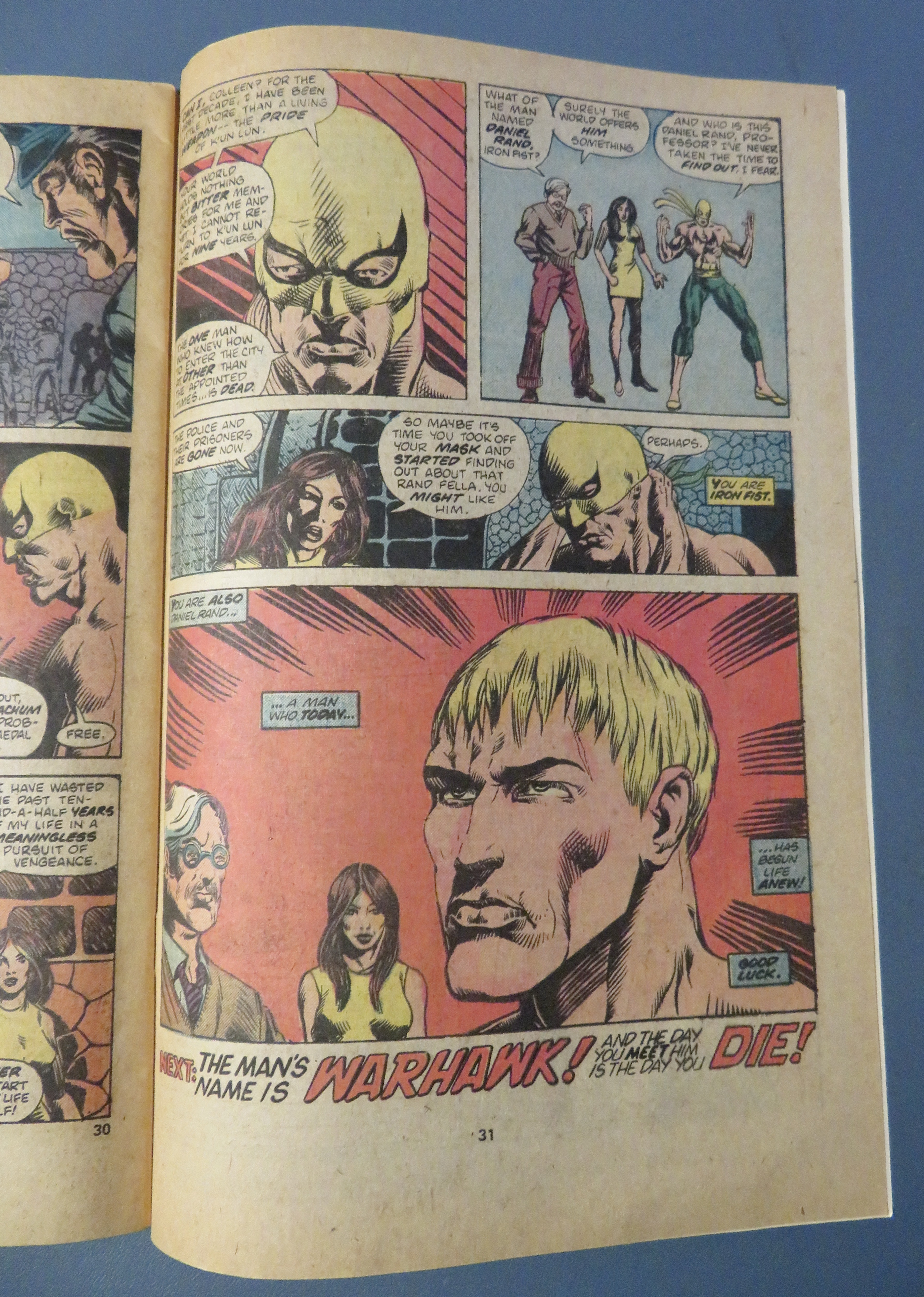 Iron Fist Comic June 1975 Death Is A Ninja