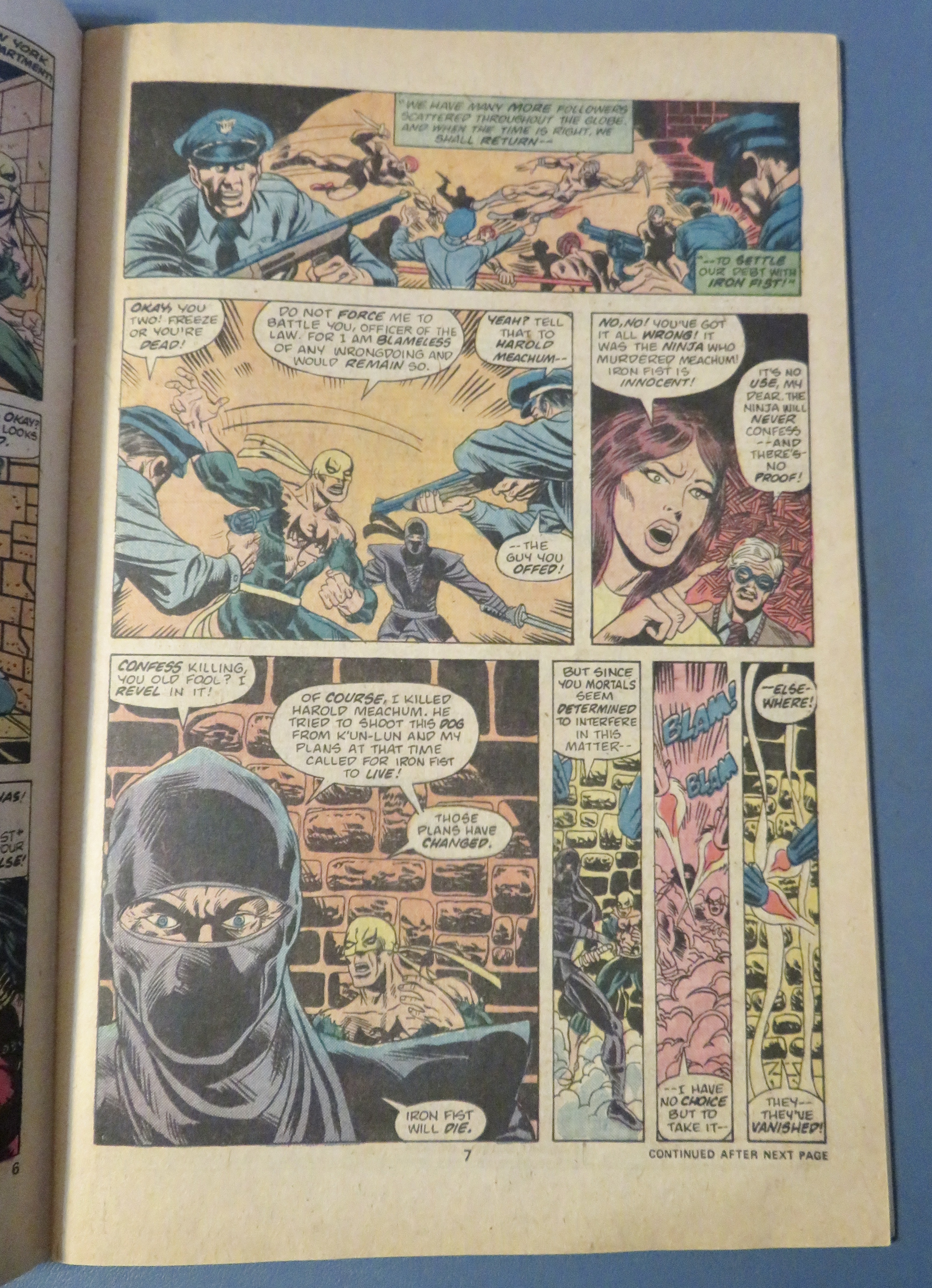 Iron Fist Comic June 1975 Death Is A Ninja