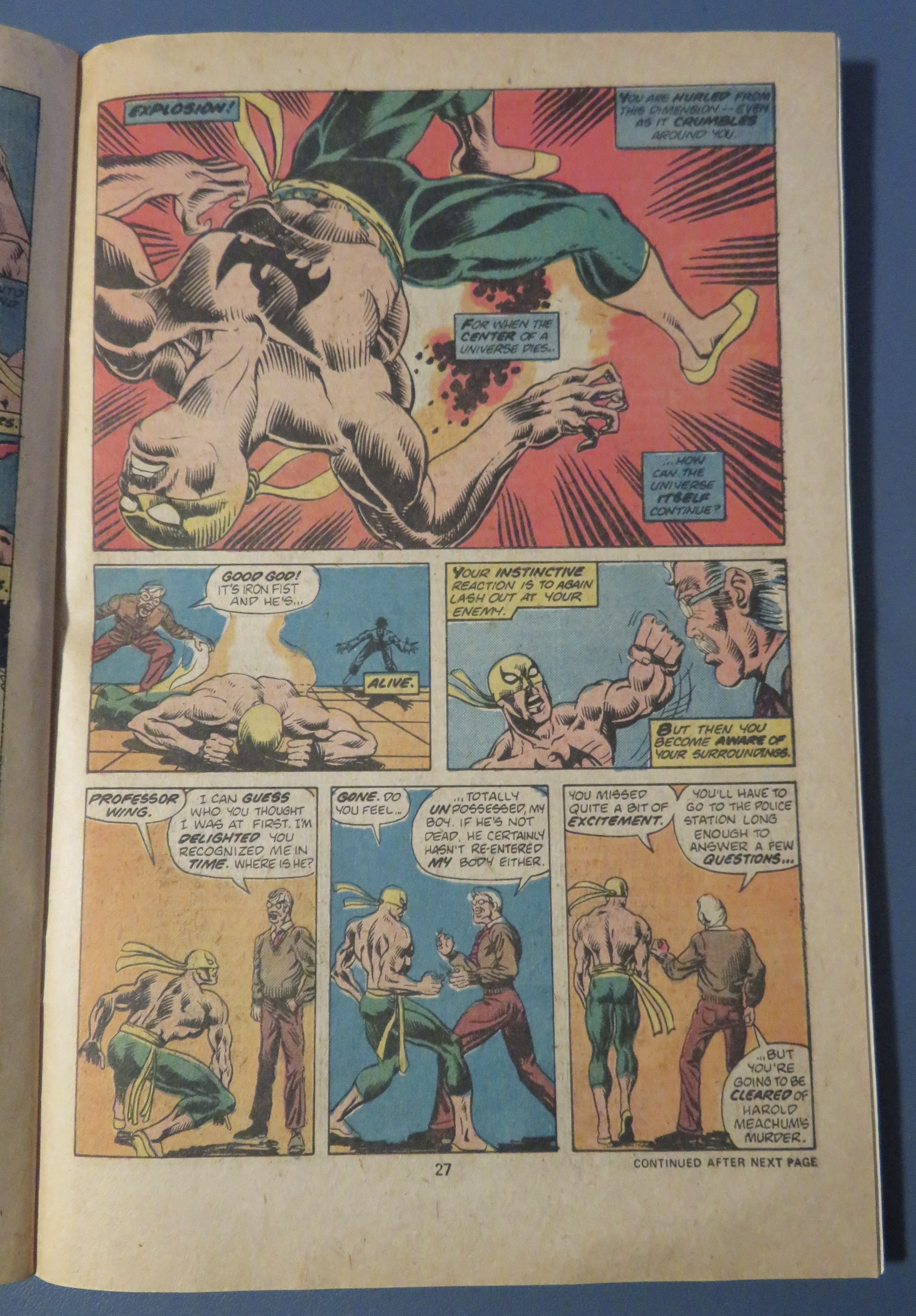 Iron Fist Comic June 1975 Death Is A Ninja